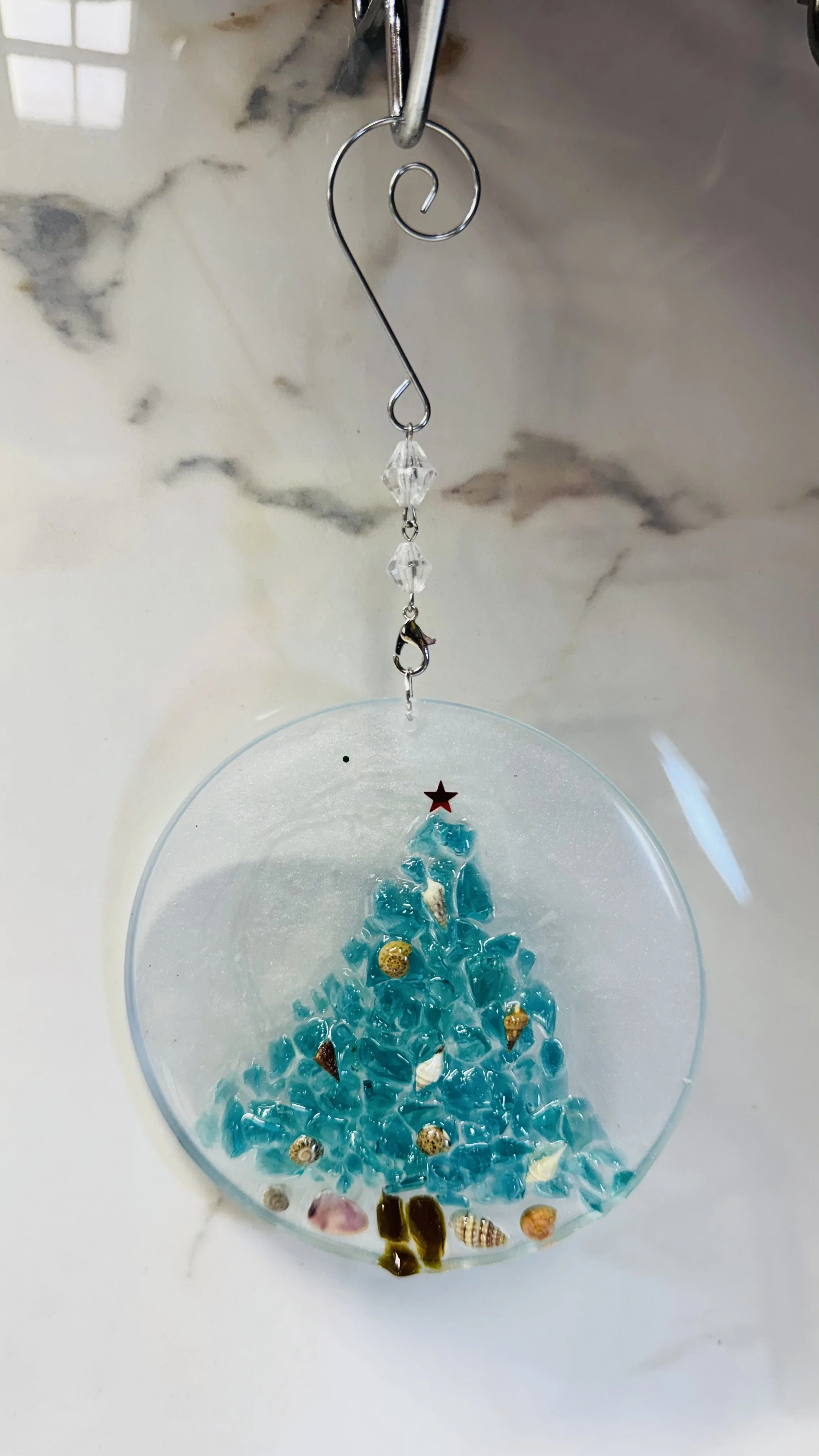 Seaside Holiday Resin Ornament #21