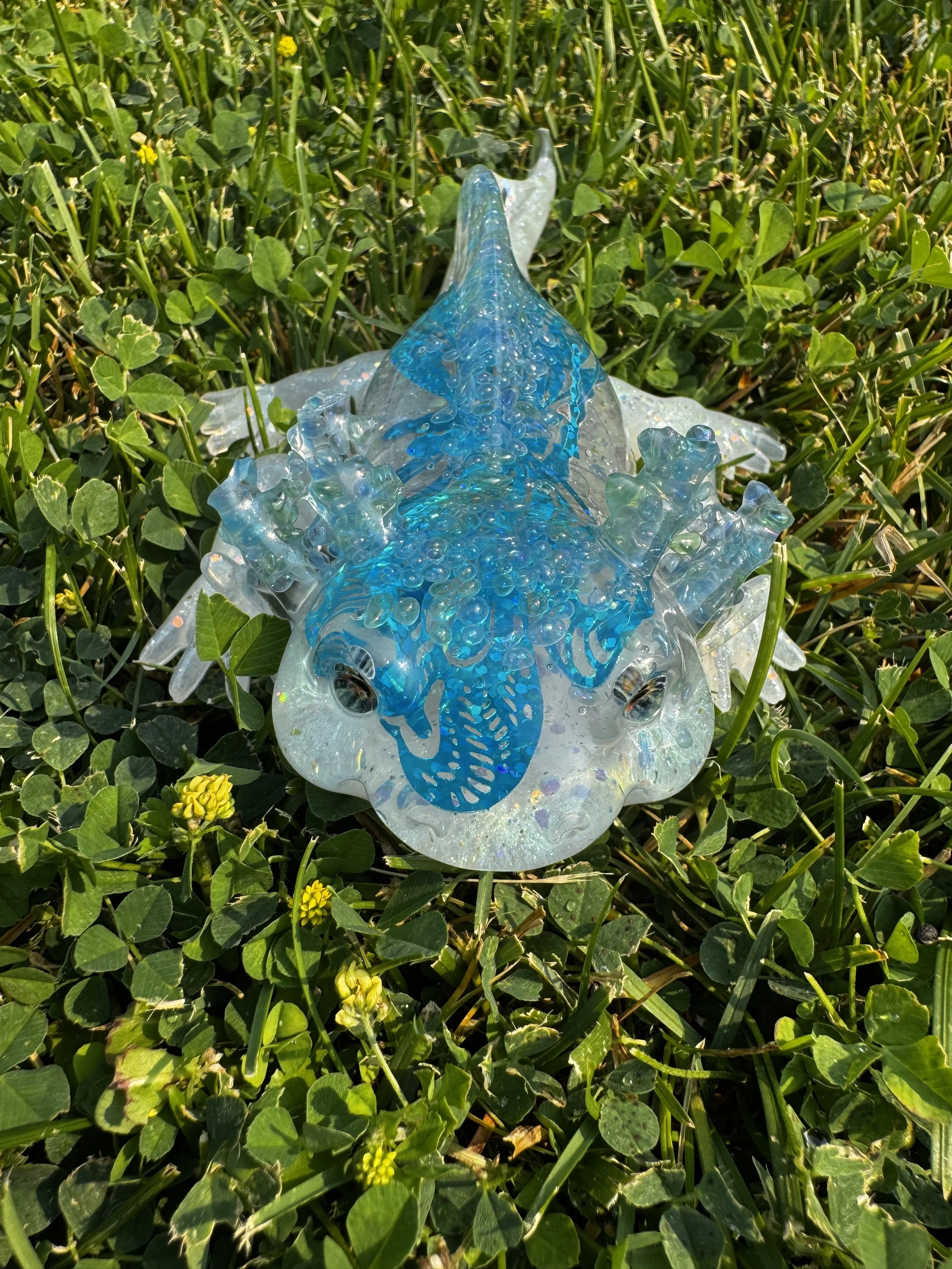 Handmade Resin Axolotl Night Light #93