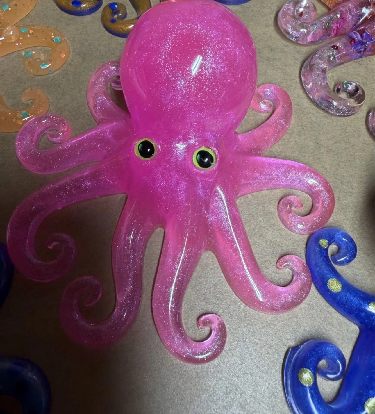 Resin Octopus Sculpture