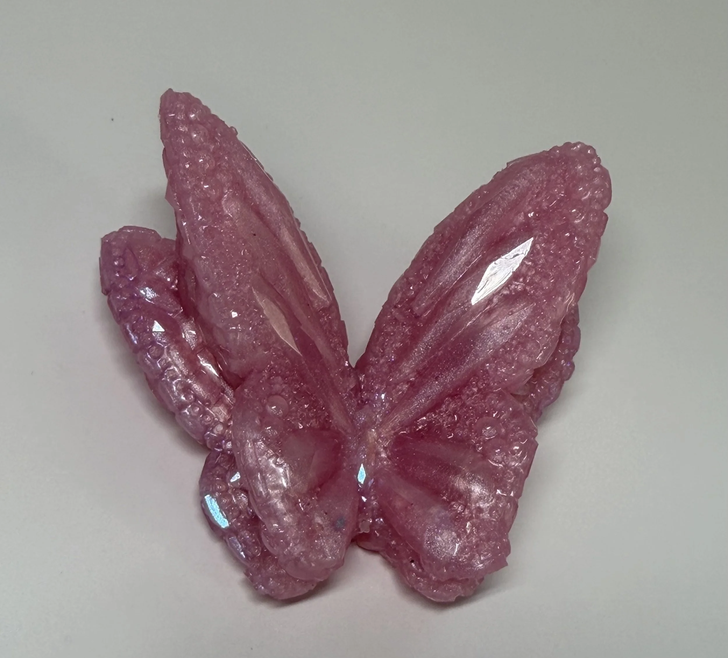 Pink 3D Resin Butterfly Decor