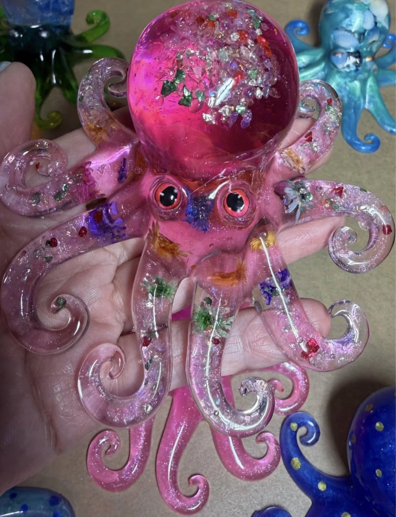 Resin Octopus Decor