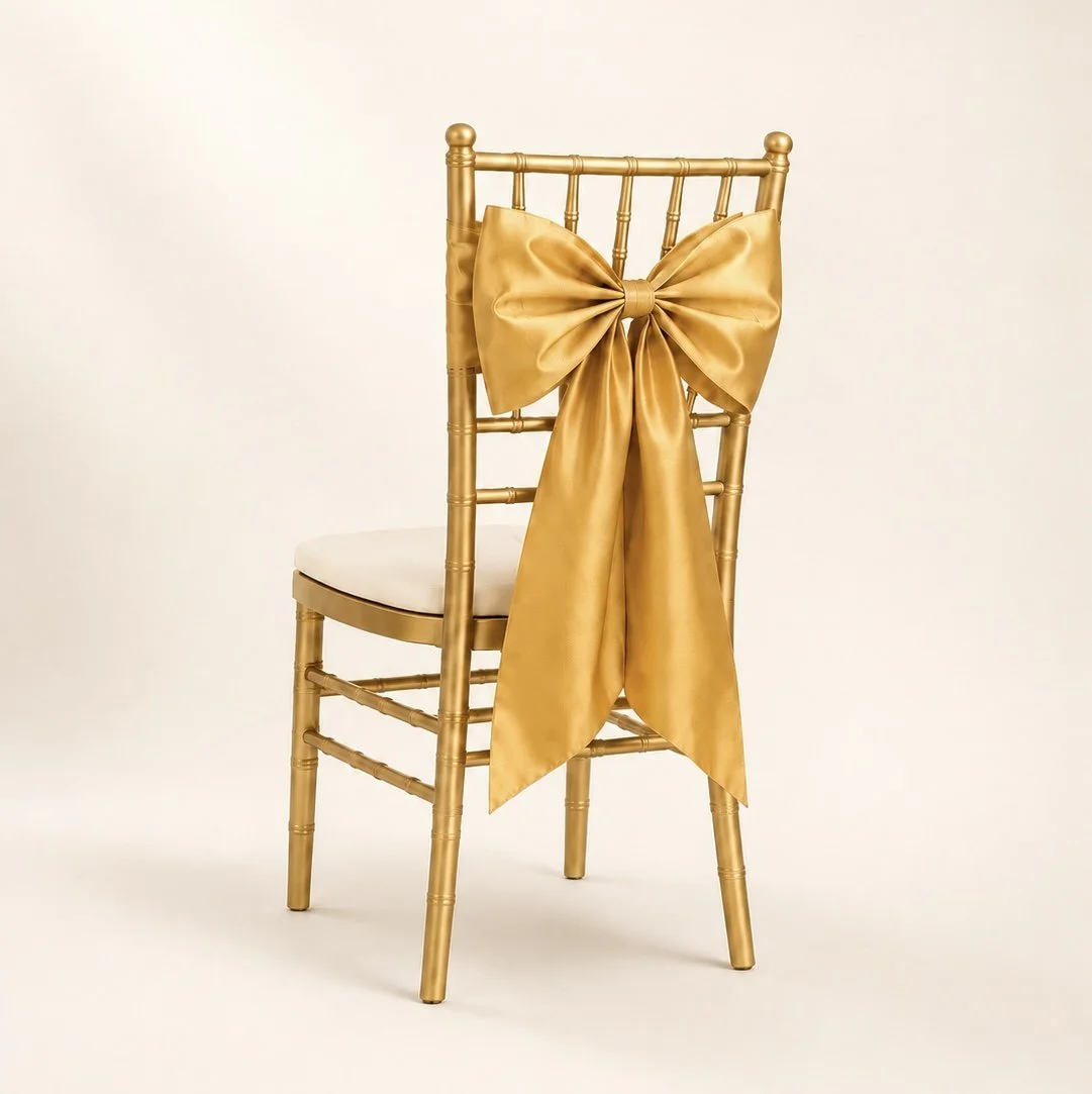 Gold Chair Sash