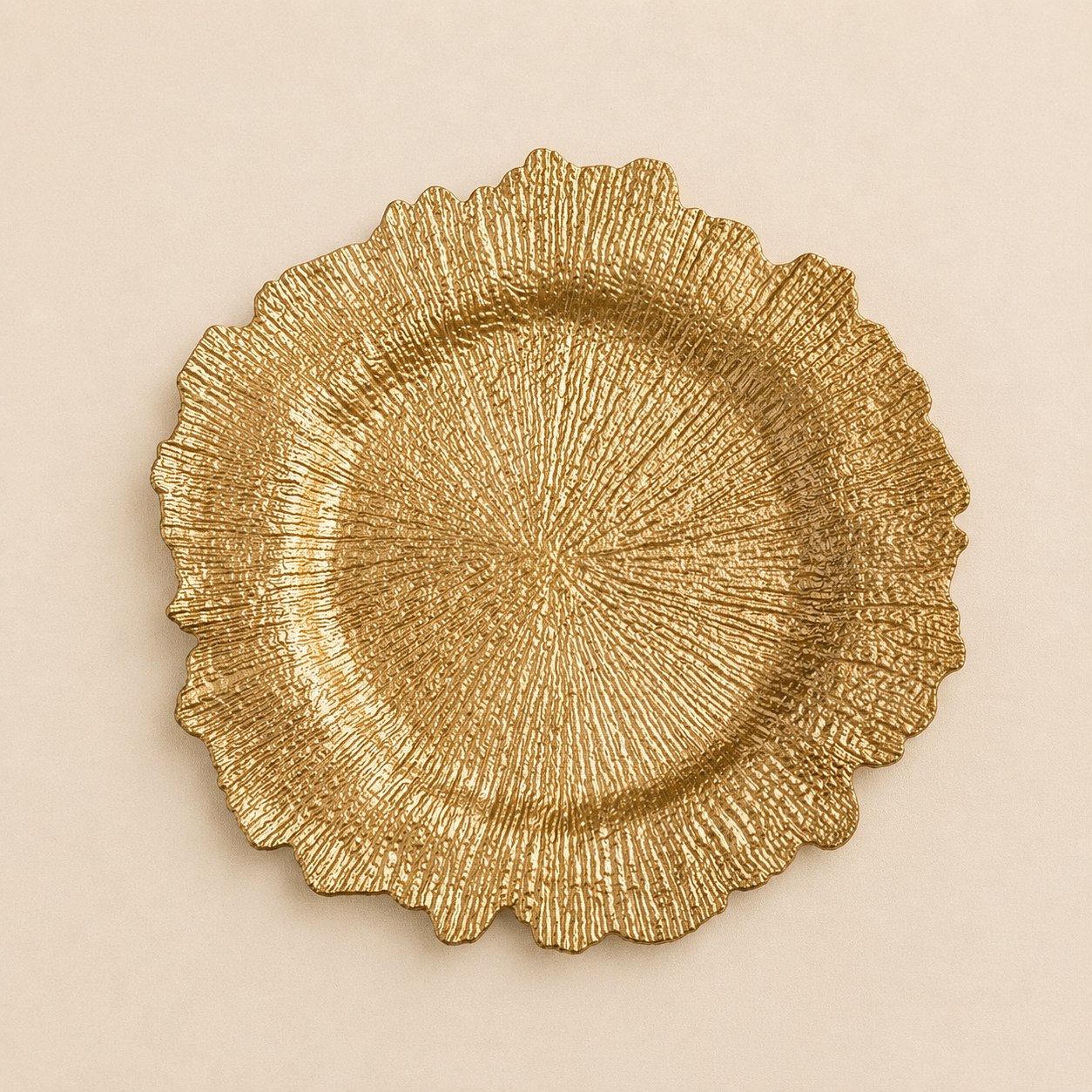 Elegant Gold Table Charger