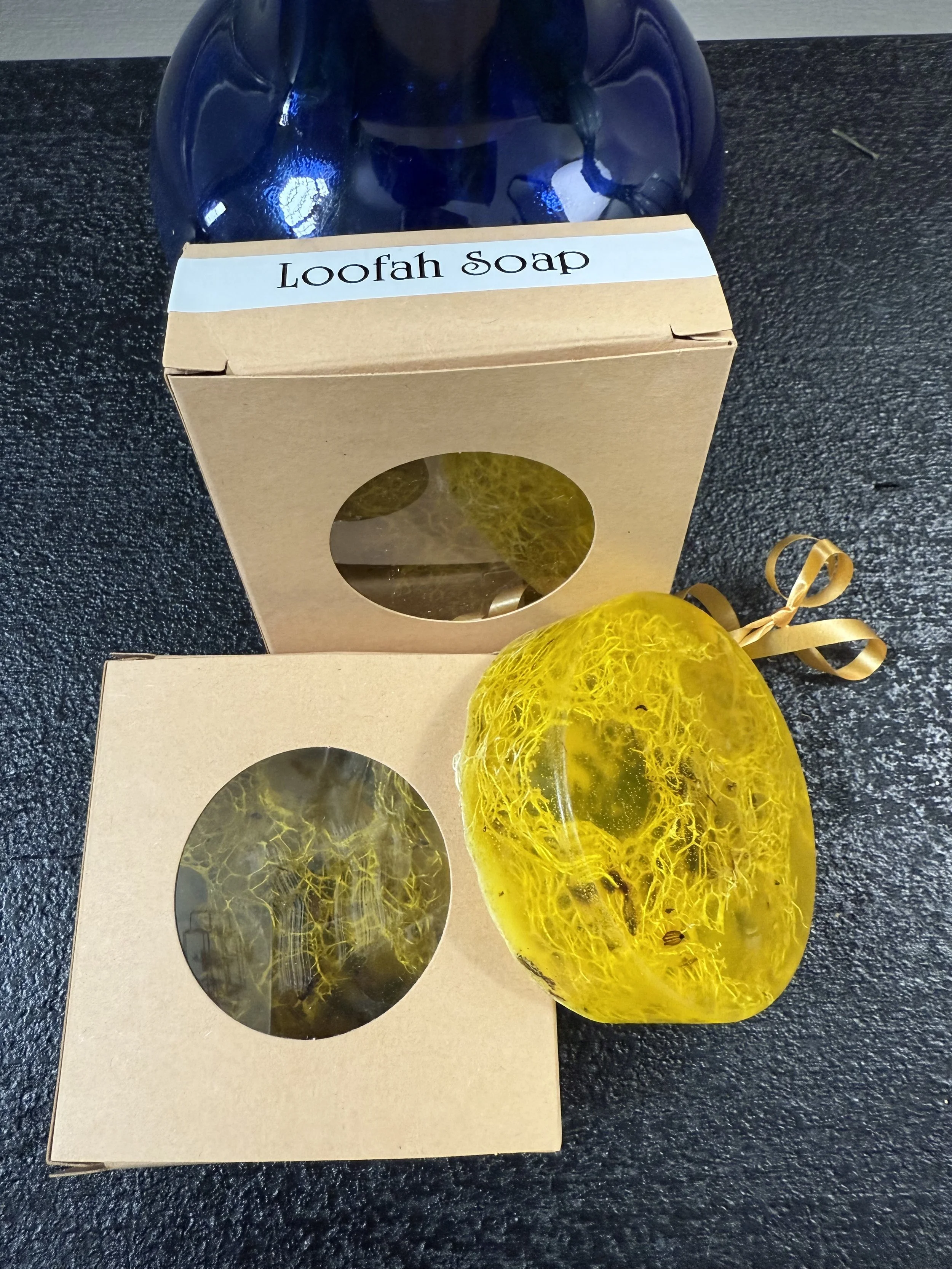 Garden Glow Loofah Soap Bar