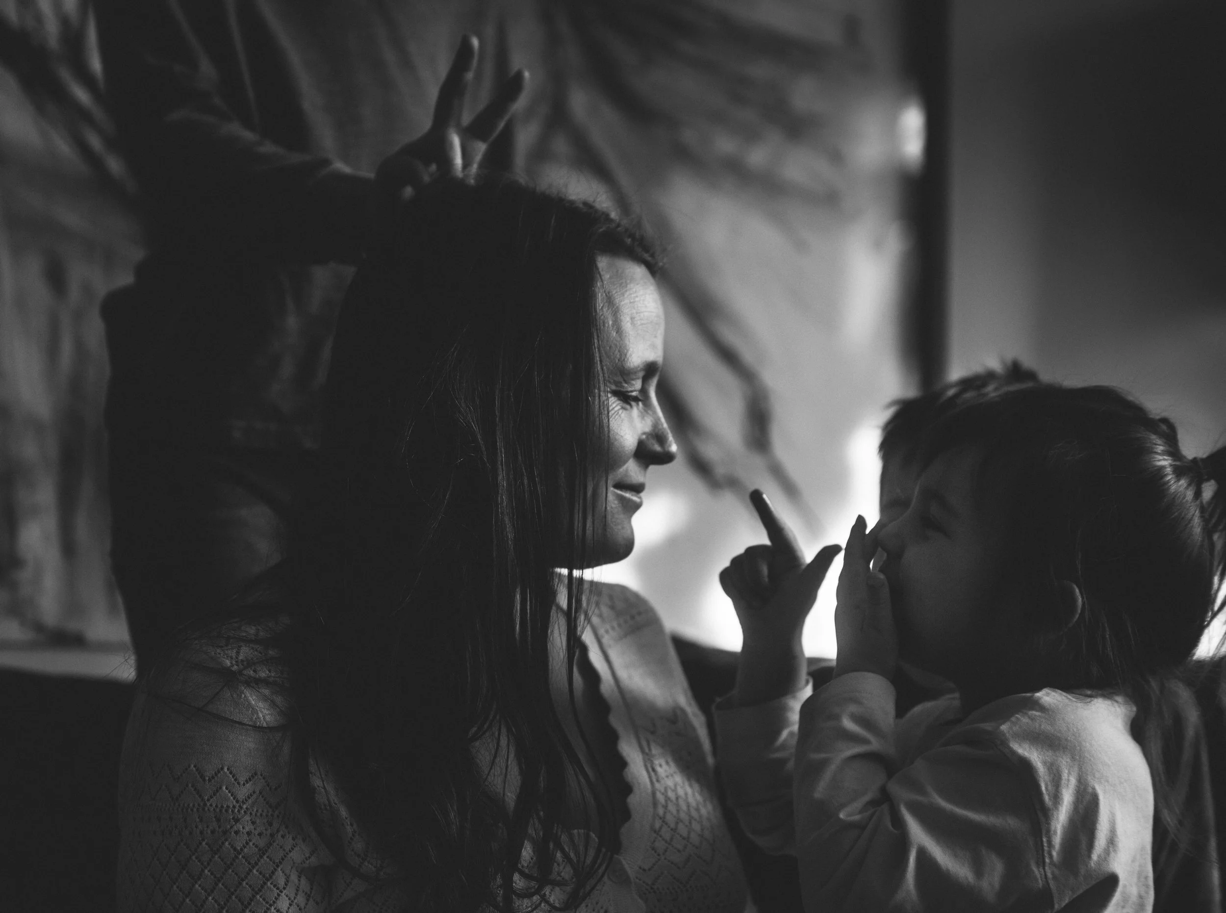 in home family photography session in Sandpoint, Idaho