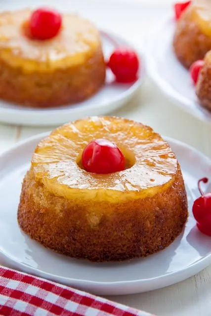 Mini Pineapple Upside-down cake