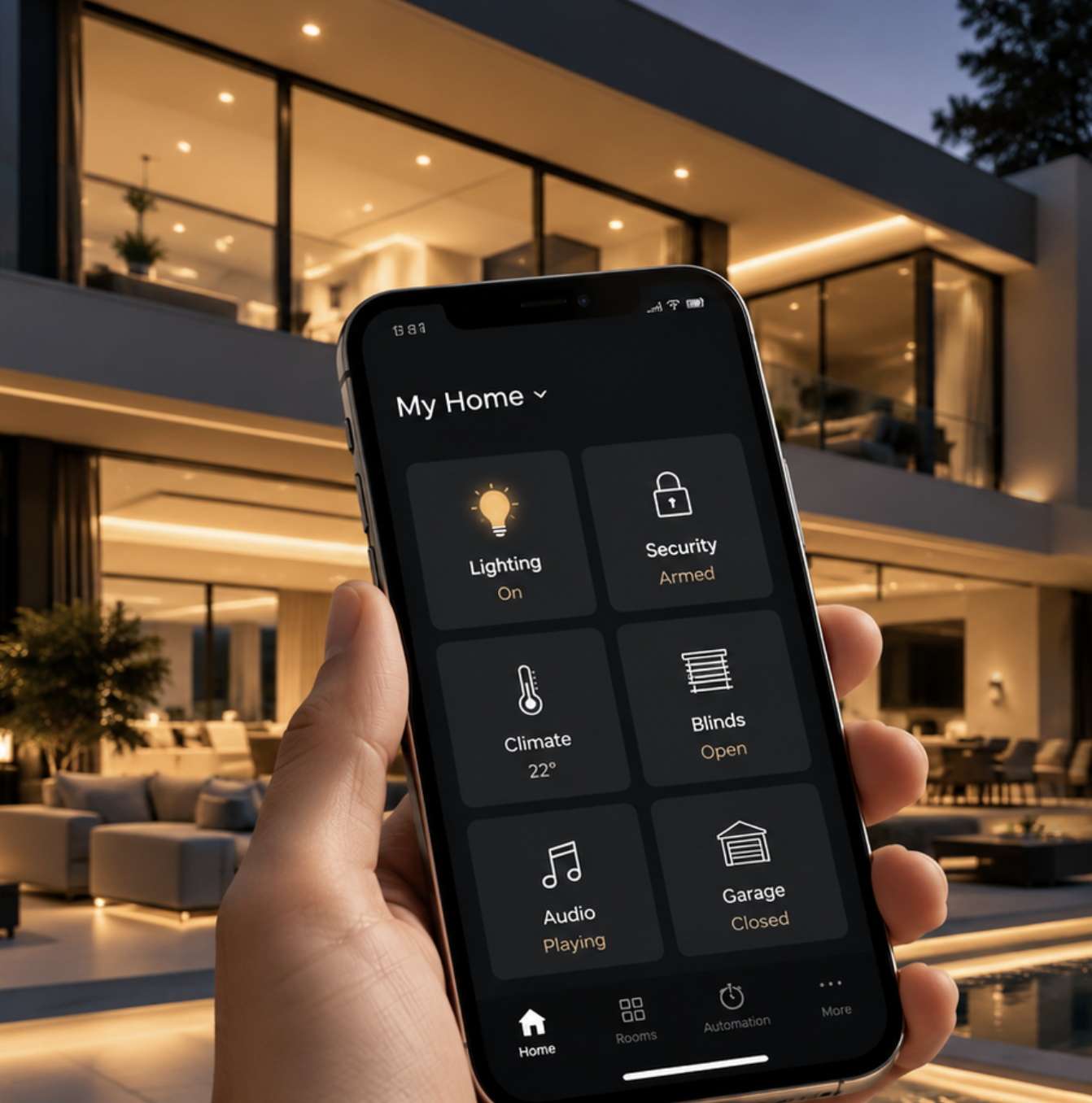 Home automation, Access control & Home theatre