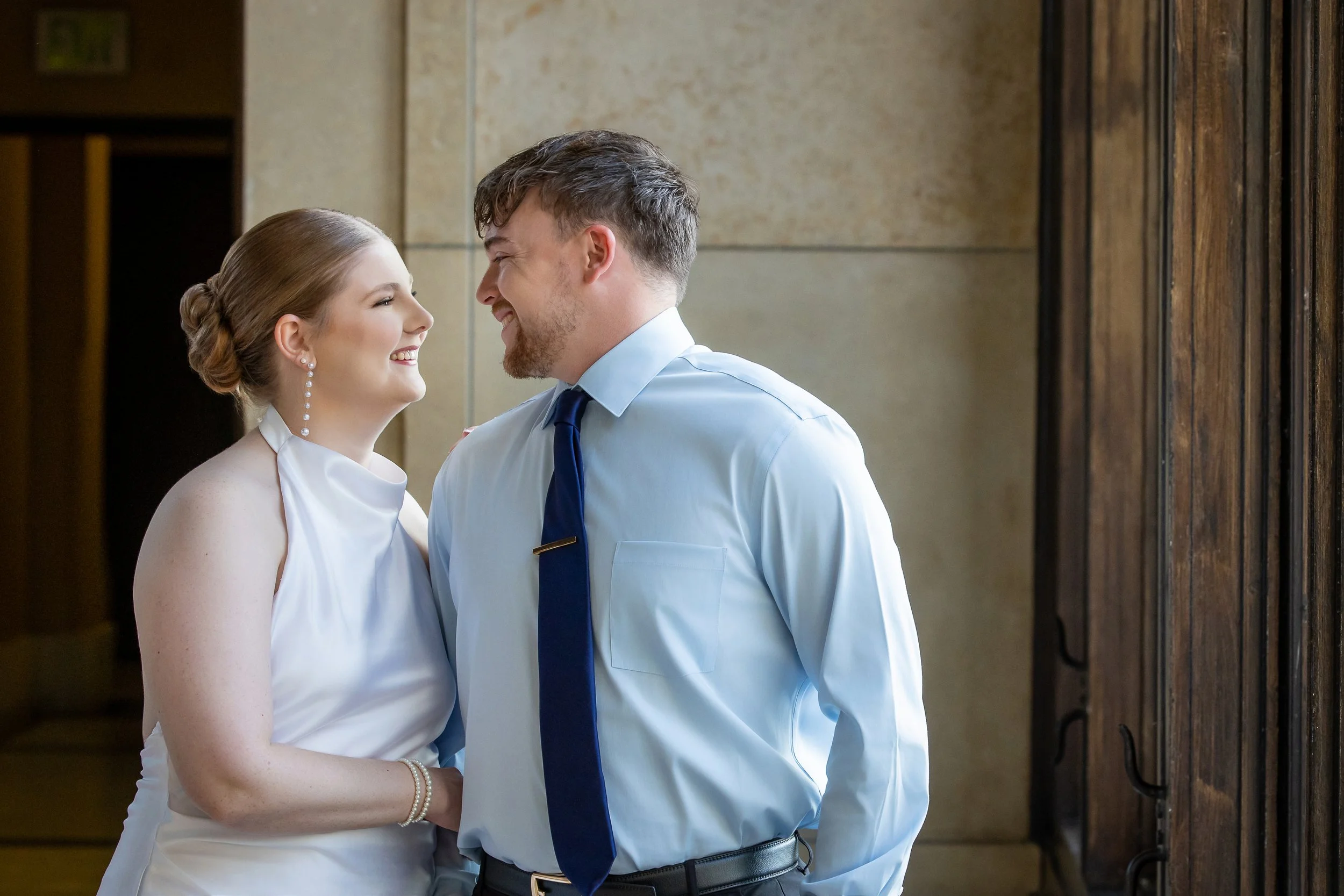Engagement photography Kansas City Union Station