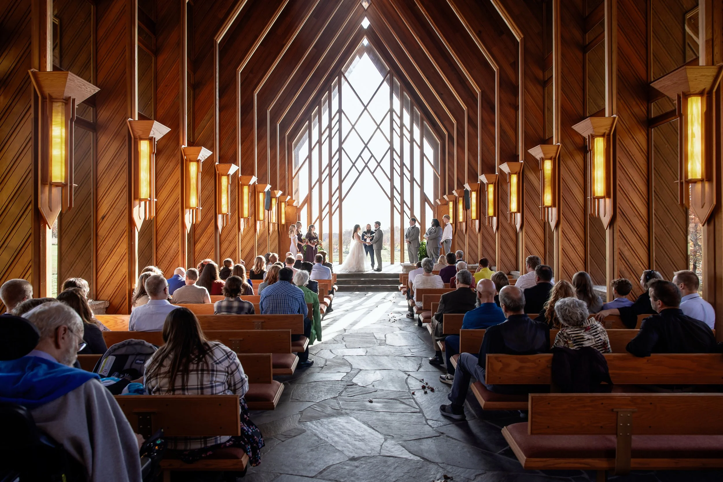 Kansas City Wedding, Powell Gardens, Marjorie Powell Allen Chapel