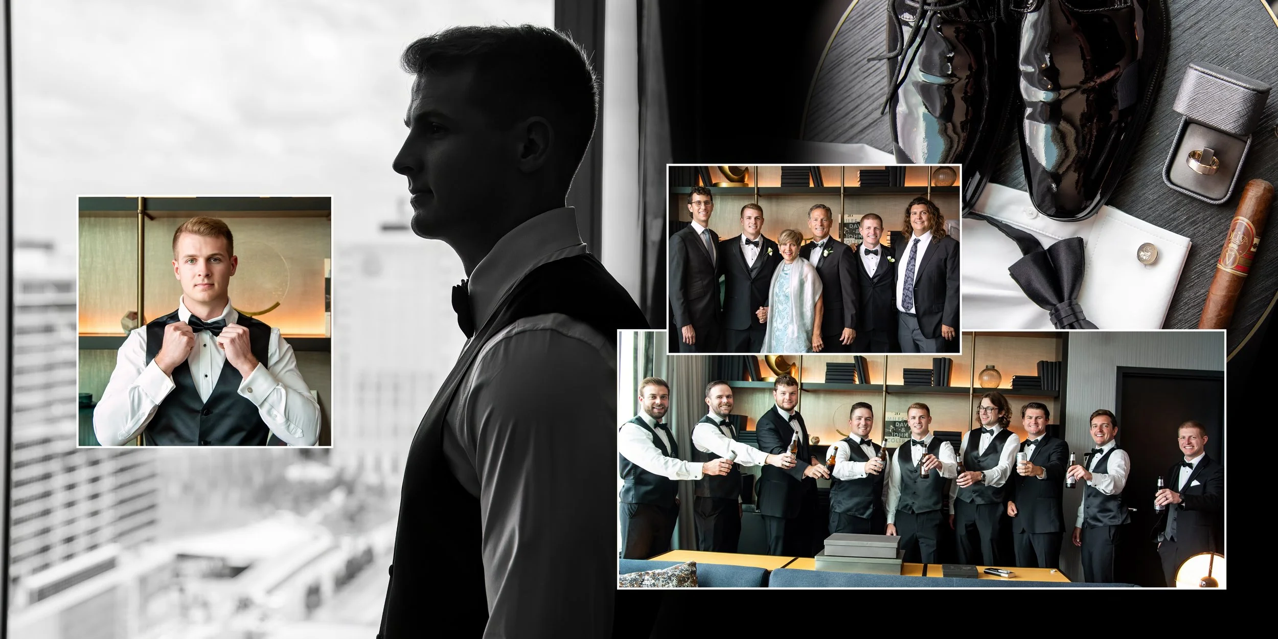 Kansas City Wedding Photography, Loews Kansas City Hotel