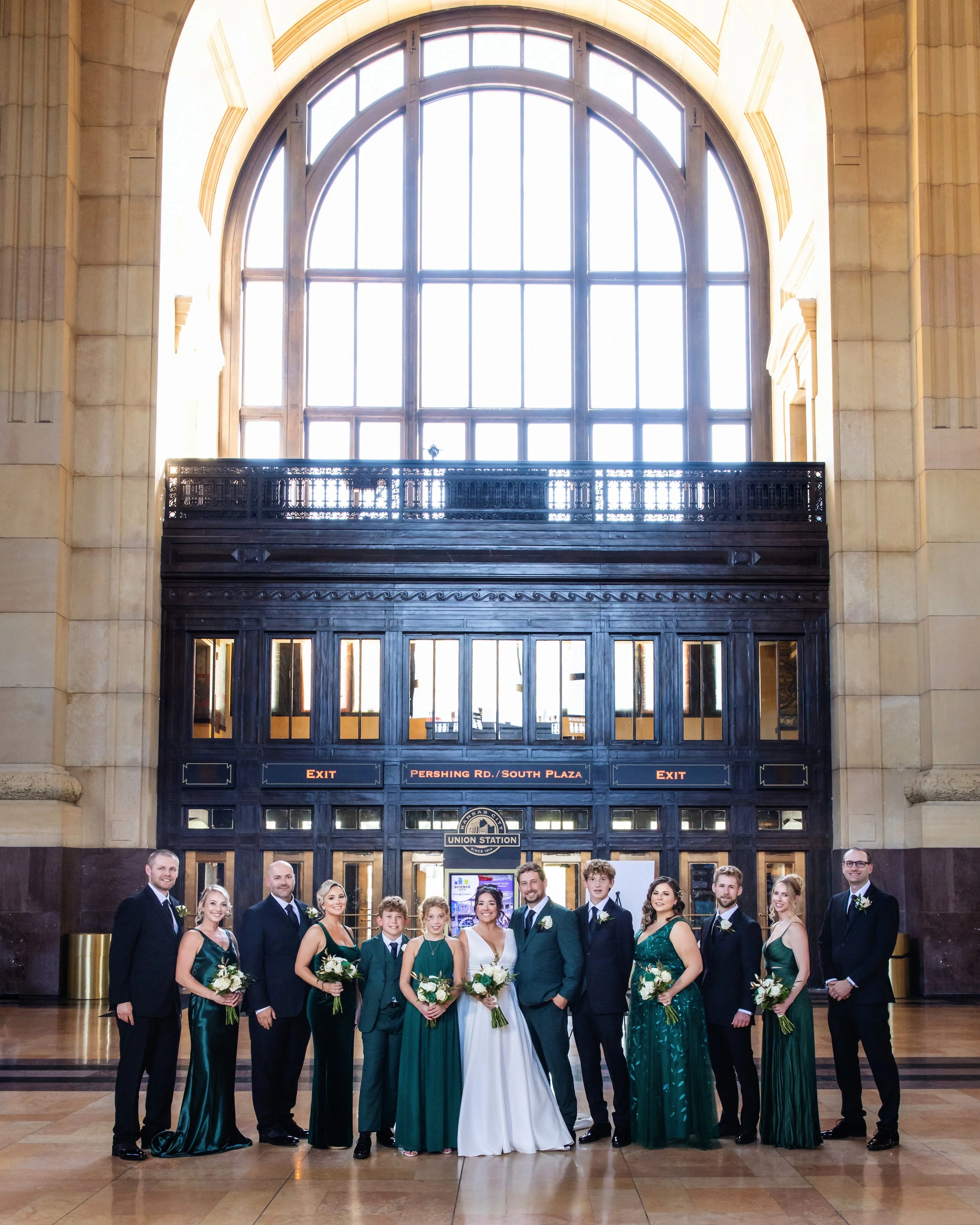 Kansas City Wedding Photography, Union Station Kansas City
