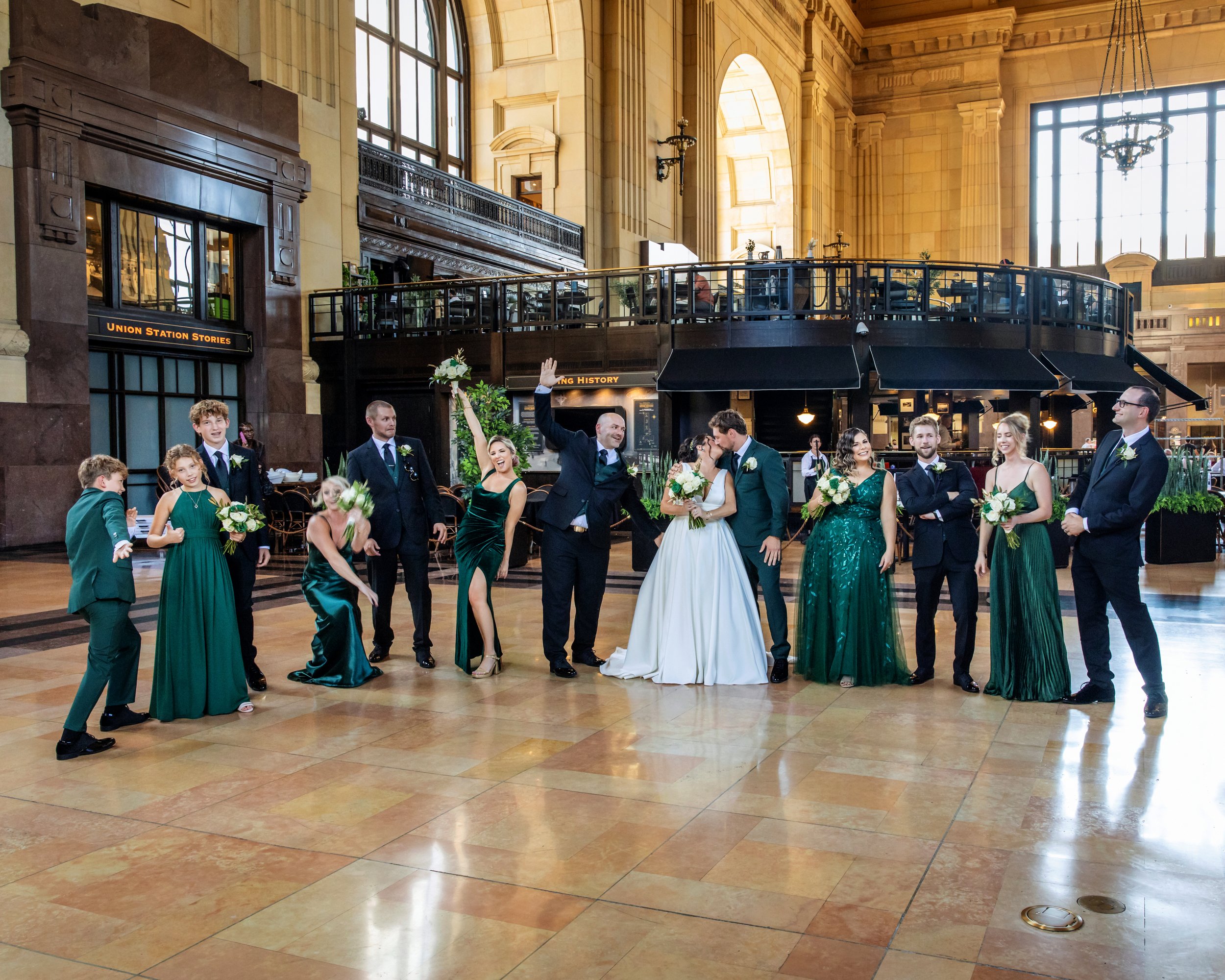 Kansas City Wedding Photography, Union Station Kansas City