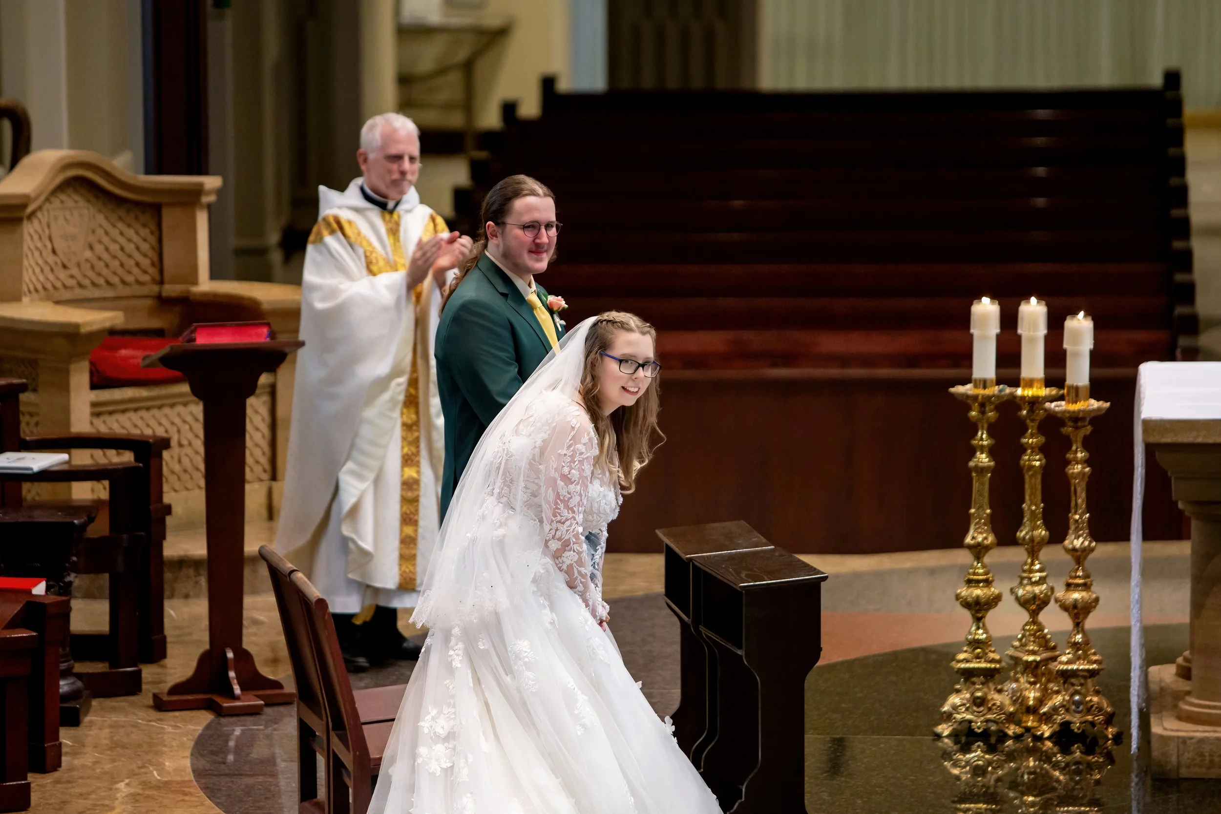 Kansas City Wedding Photography, Cathedral of Immaculate Conception Kansas City