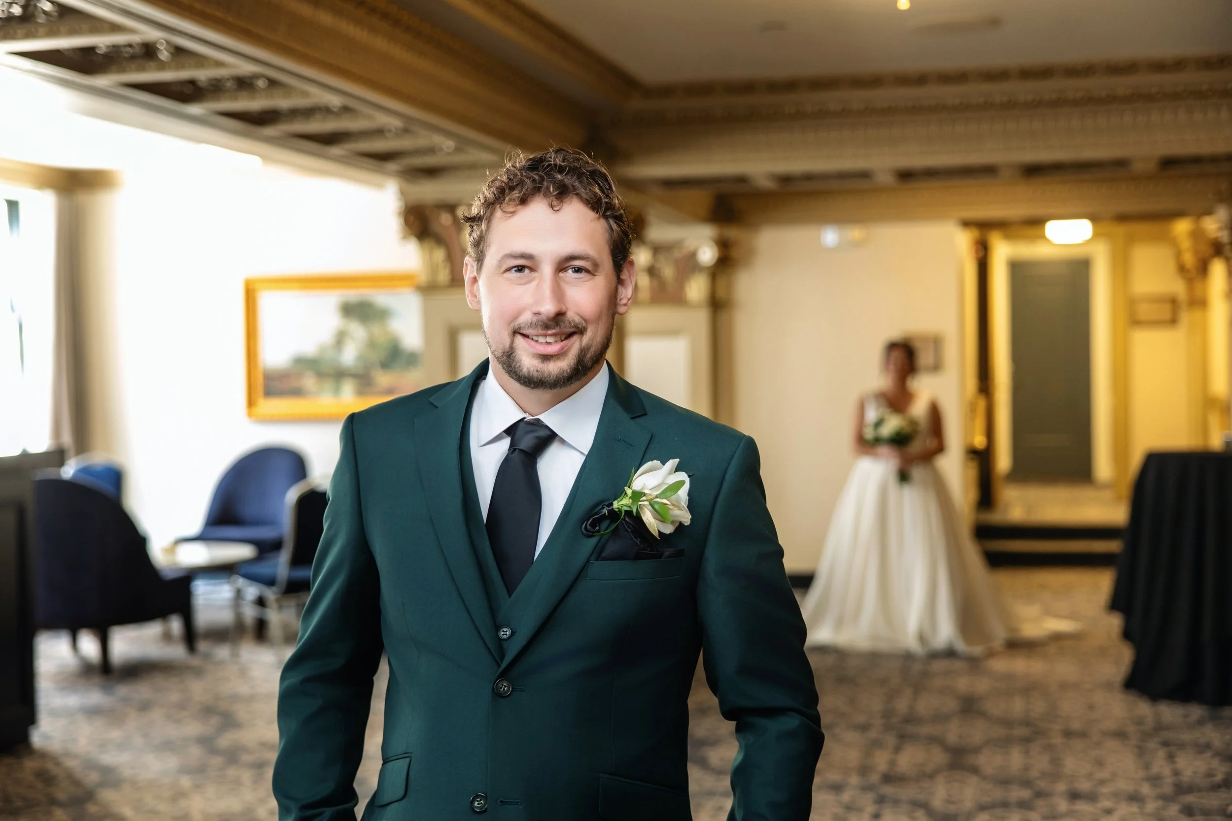 Kansas City Wedding, The President Hotel, First Look