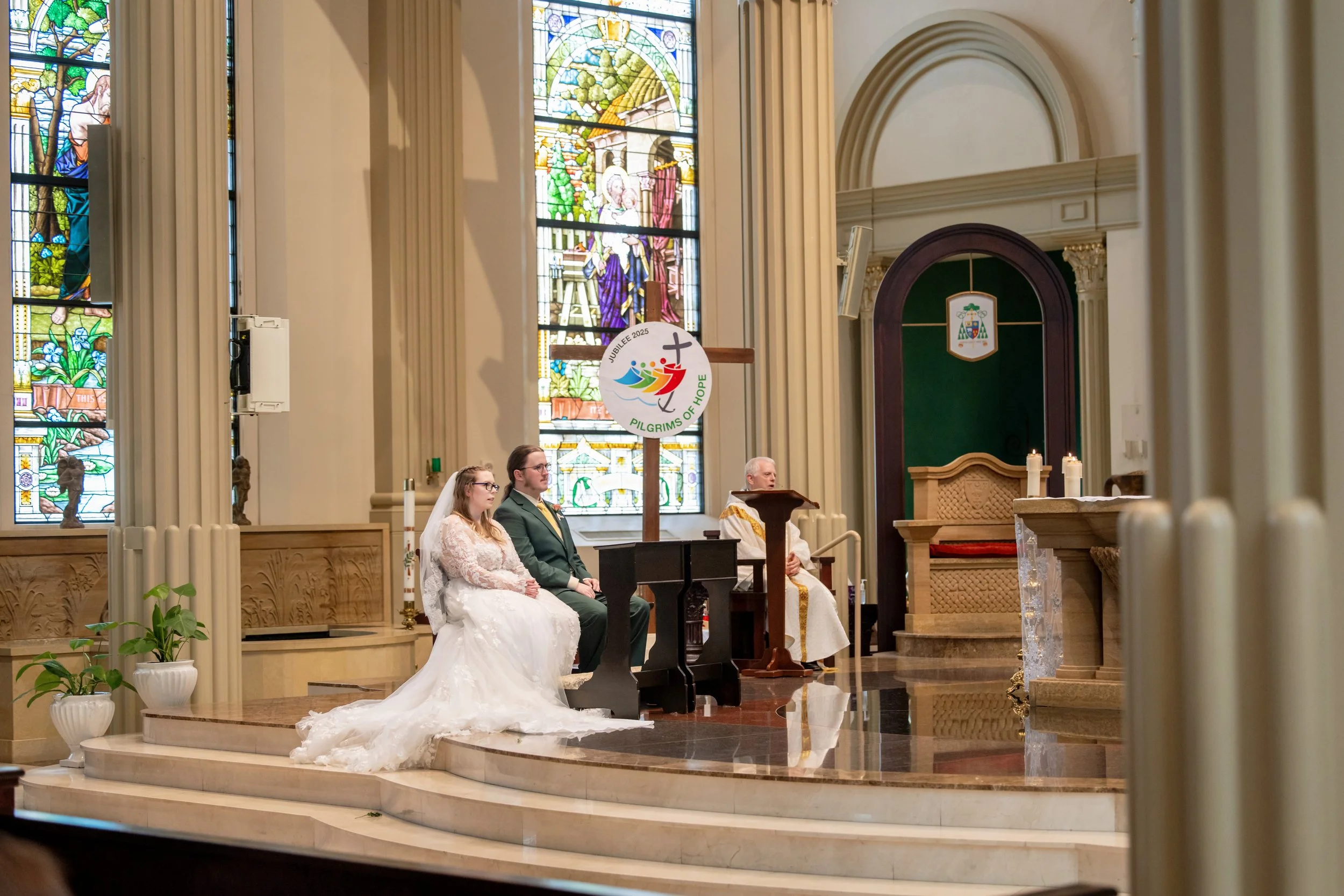 Kansas City Wedding Photography, Cathedral of Immaculate Conception Kansas City