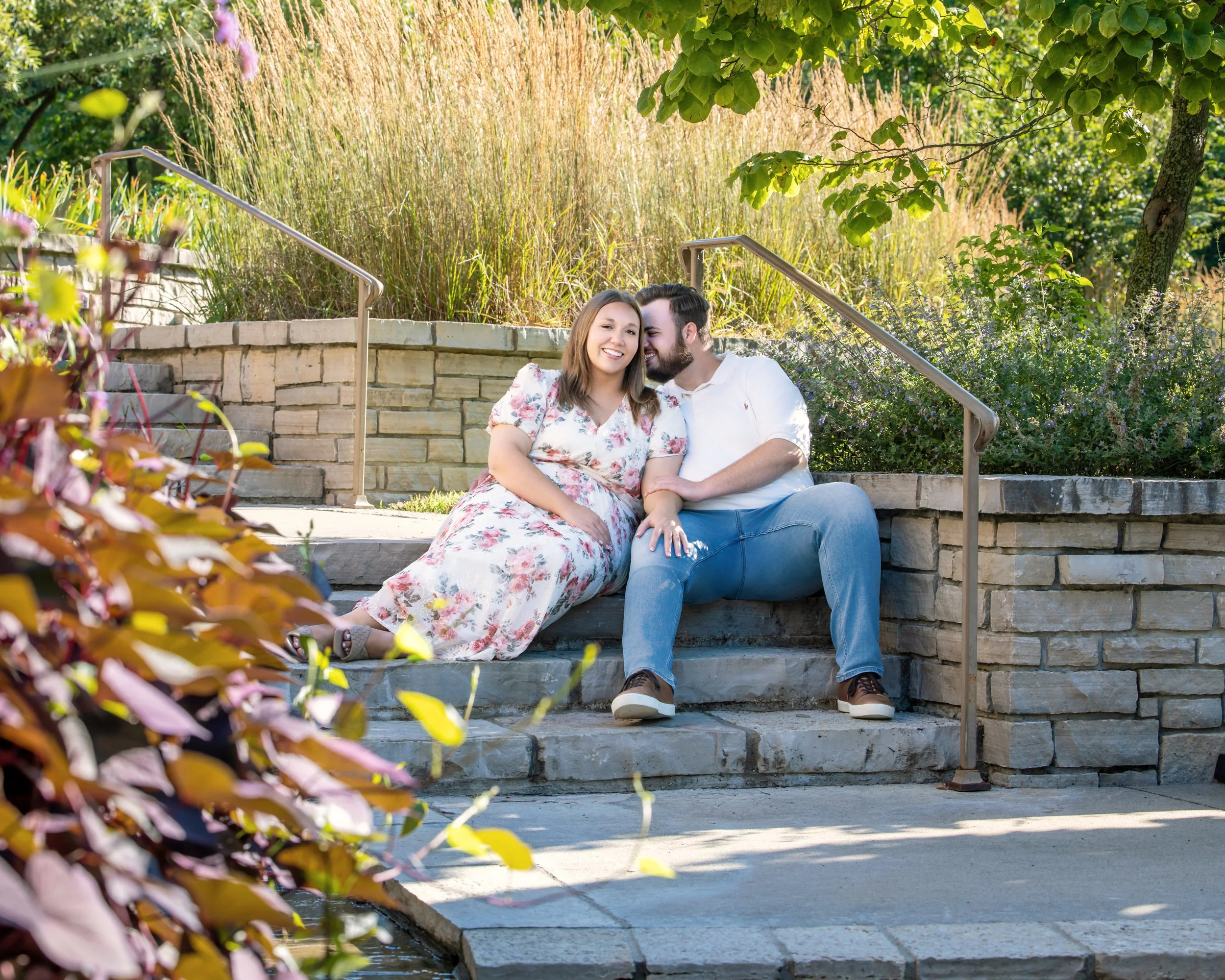 Kansas City Engagement Photography, Powell Gardens