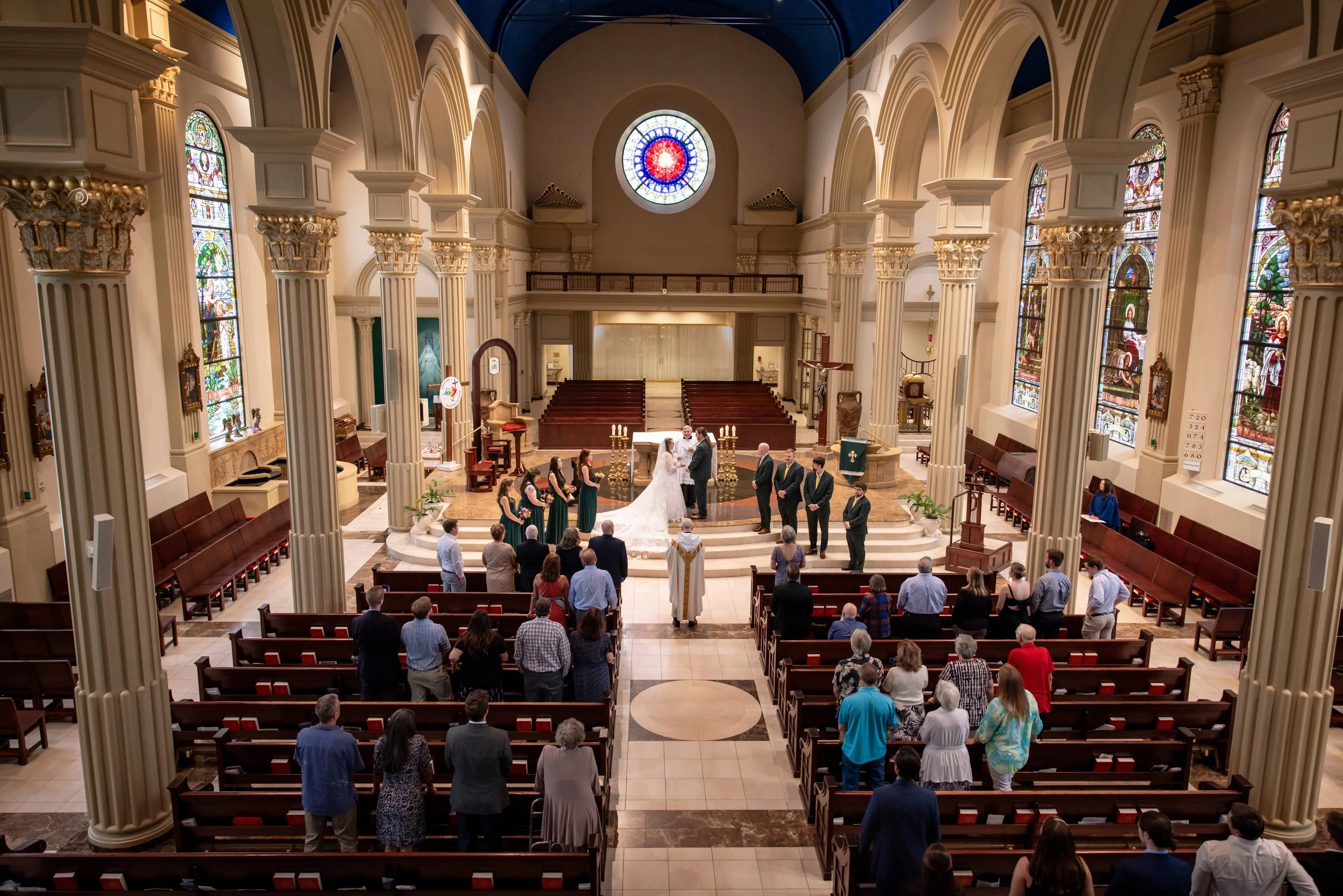 Kansas City Wedding Photography, Cathedral of Immaculate Conception Kansas City