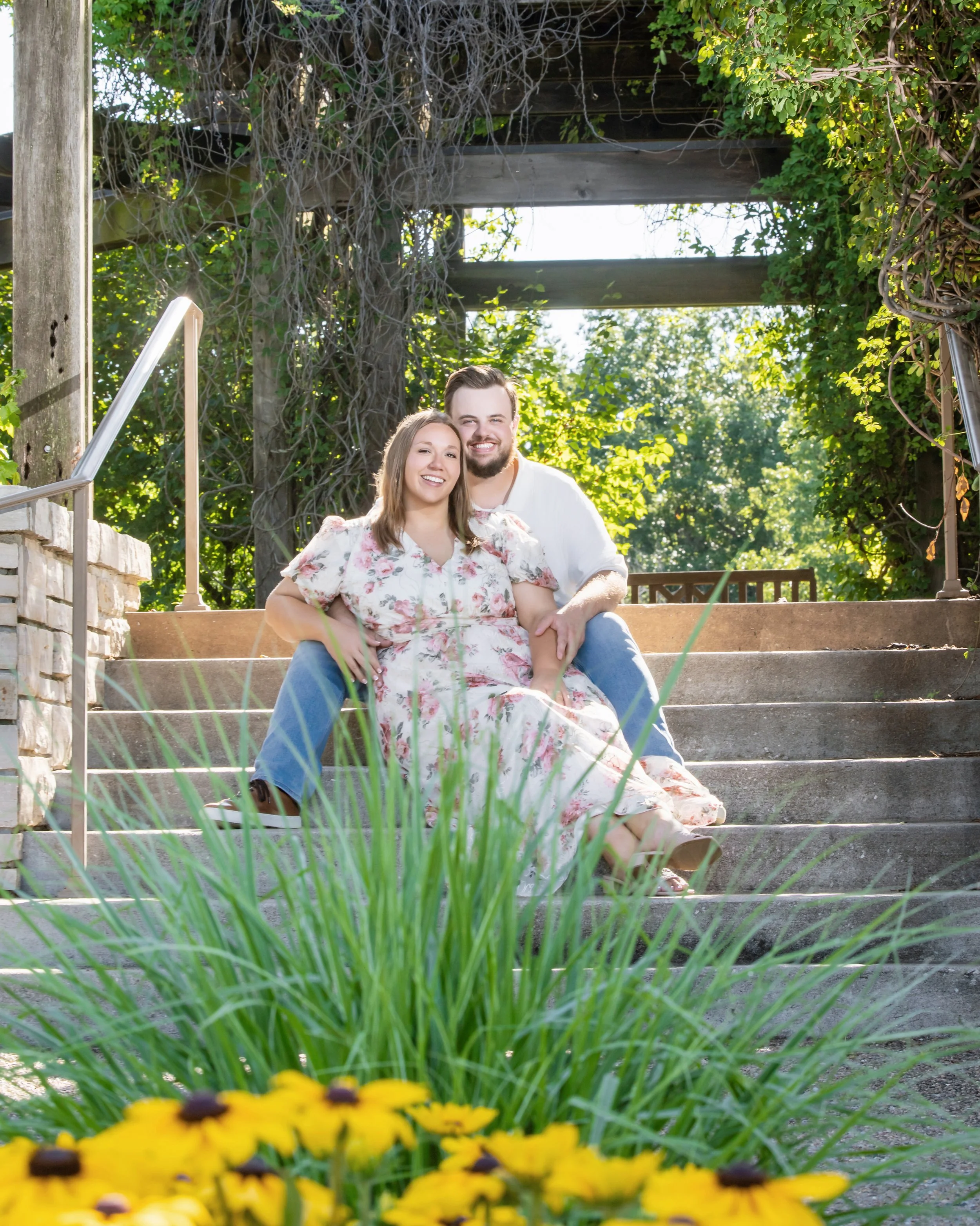 Kansas City Engagement Photography, Powell Gardens