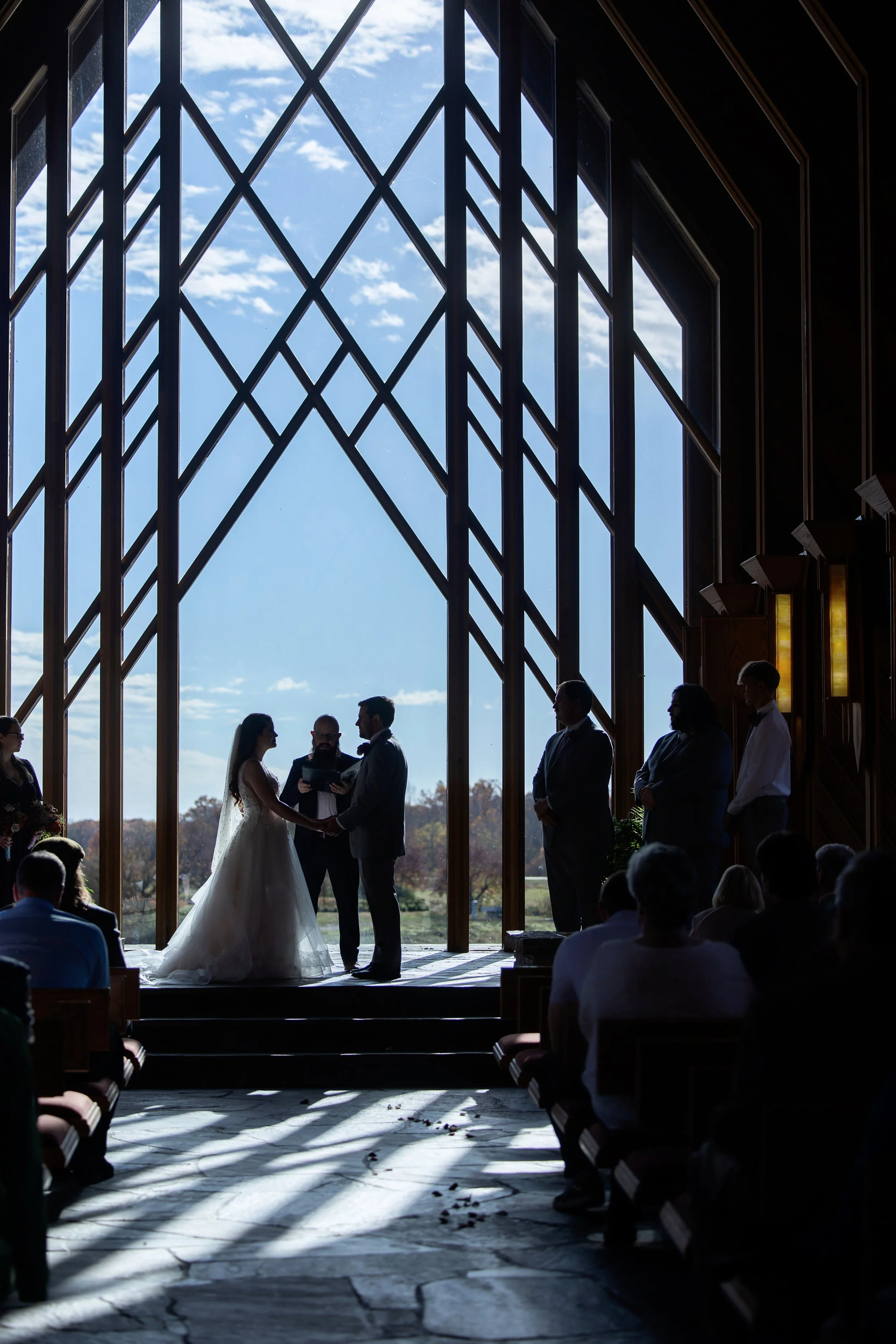 Kansas City Wedding, Powell Gardens, Marjorie Powell Allen Chapel