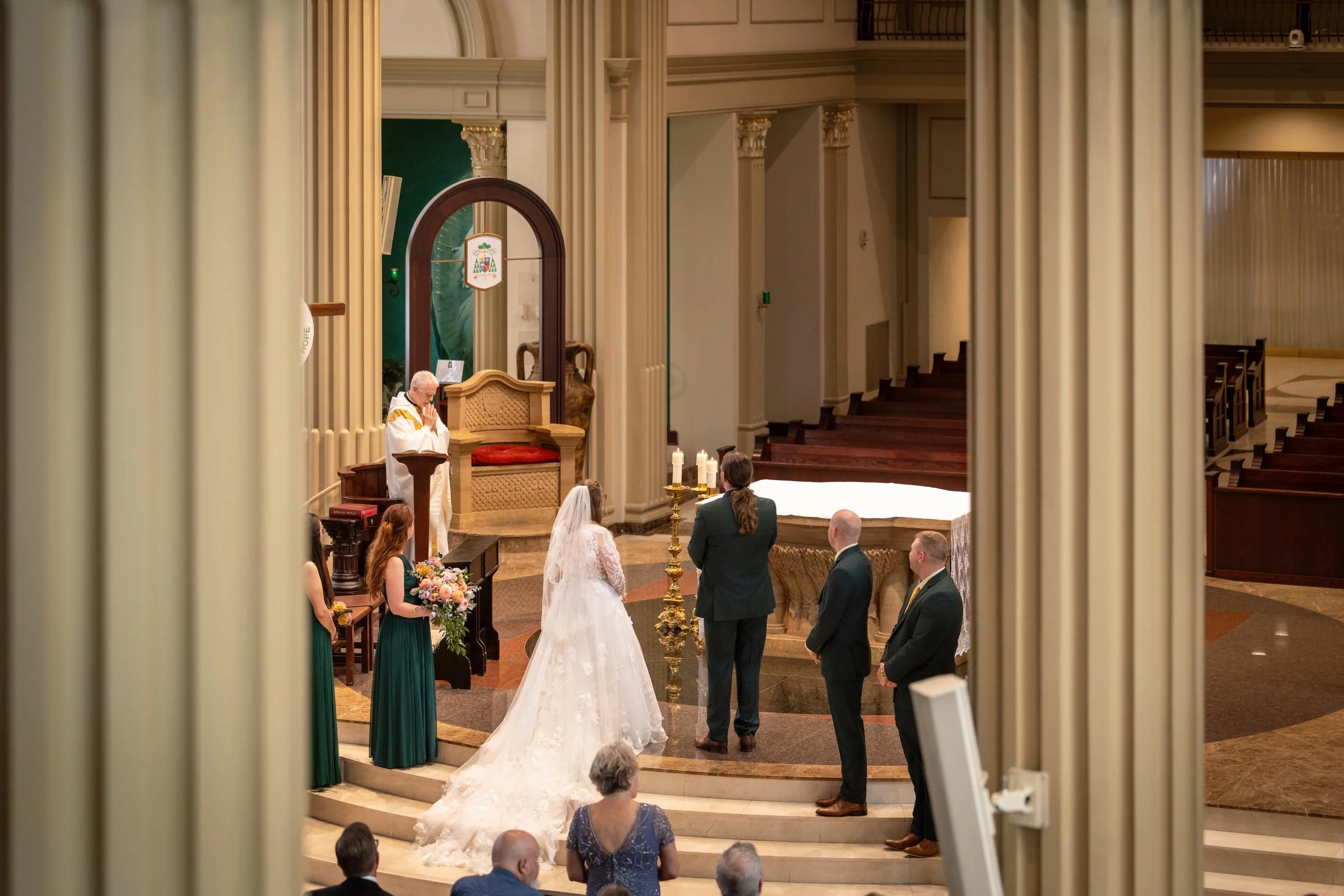 Kansas City Wedding Photography, Cathedral of Immaculate Conception Kansas City