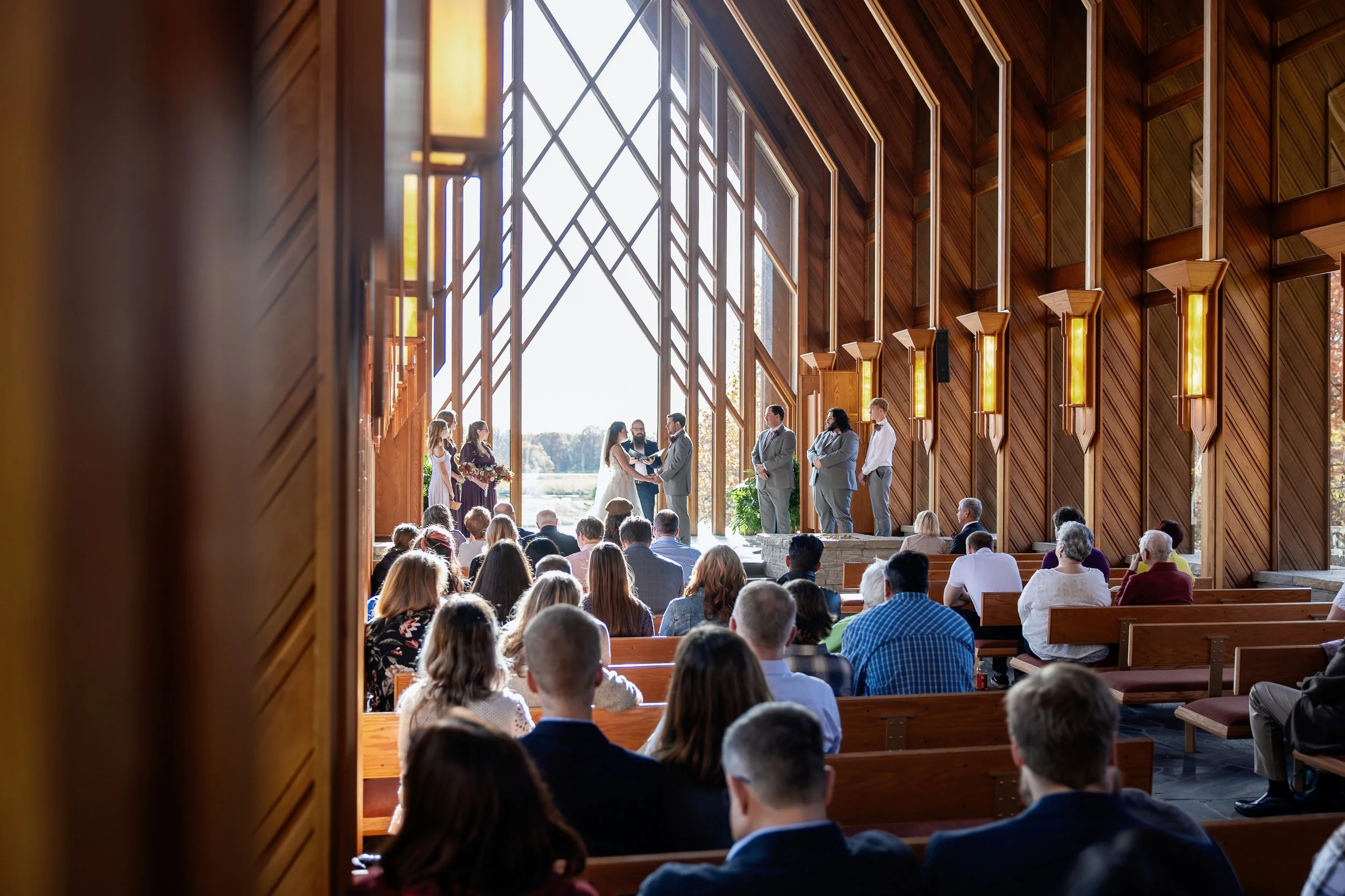 Kansas City Wedding, Powell Gardens, Marjorie Powell Allen Chapel