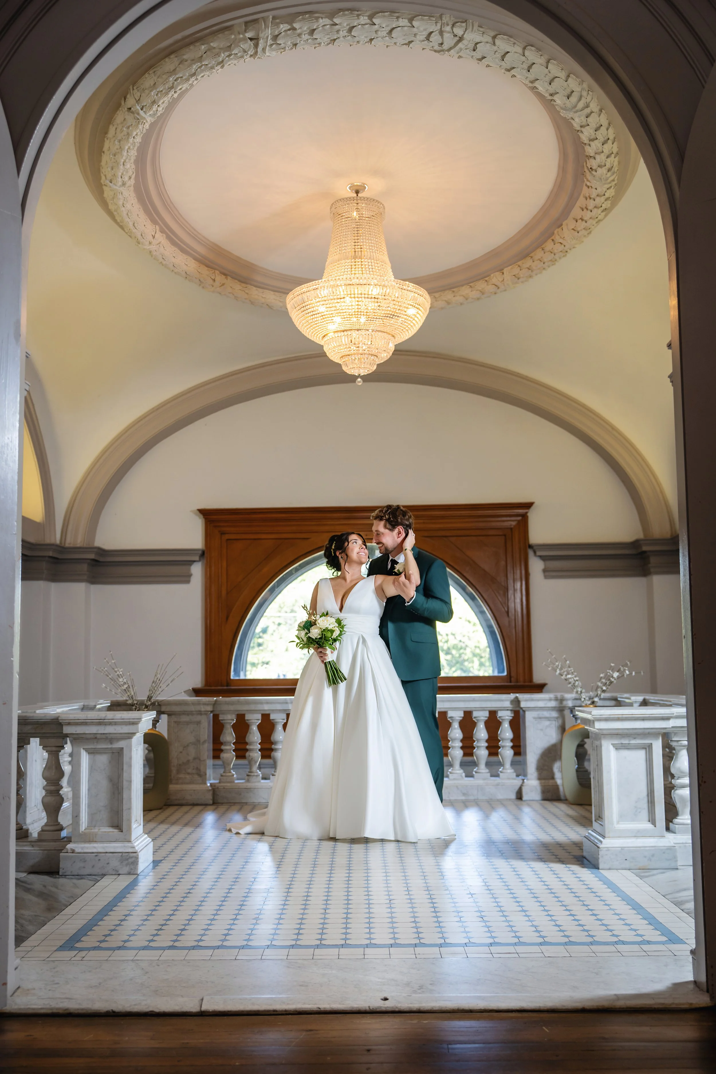 Kansas City Wedding, The Loretto KC, Bride and Groom