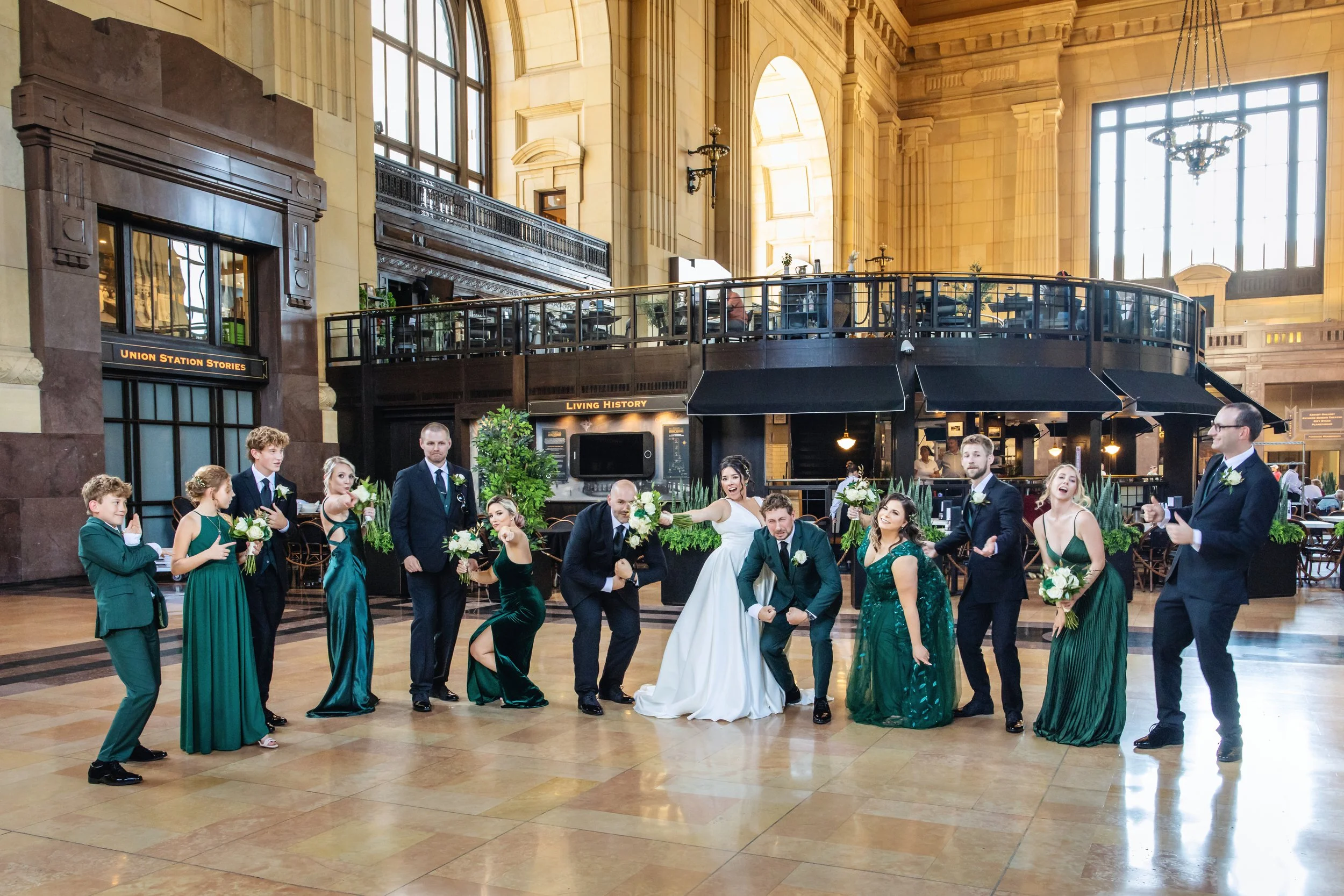 Kansas City Wedding Photography, Union Station Kansas City