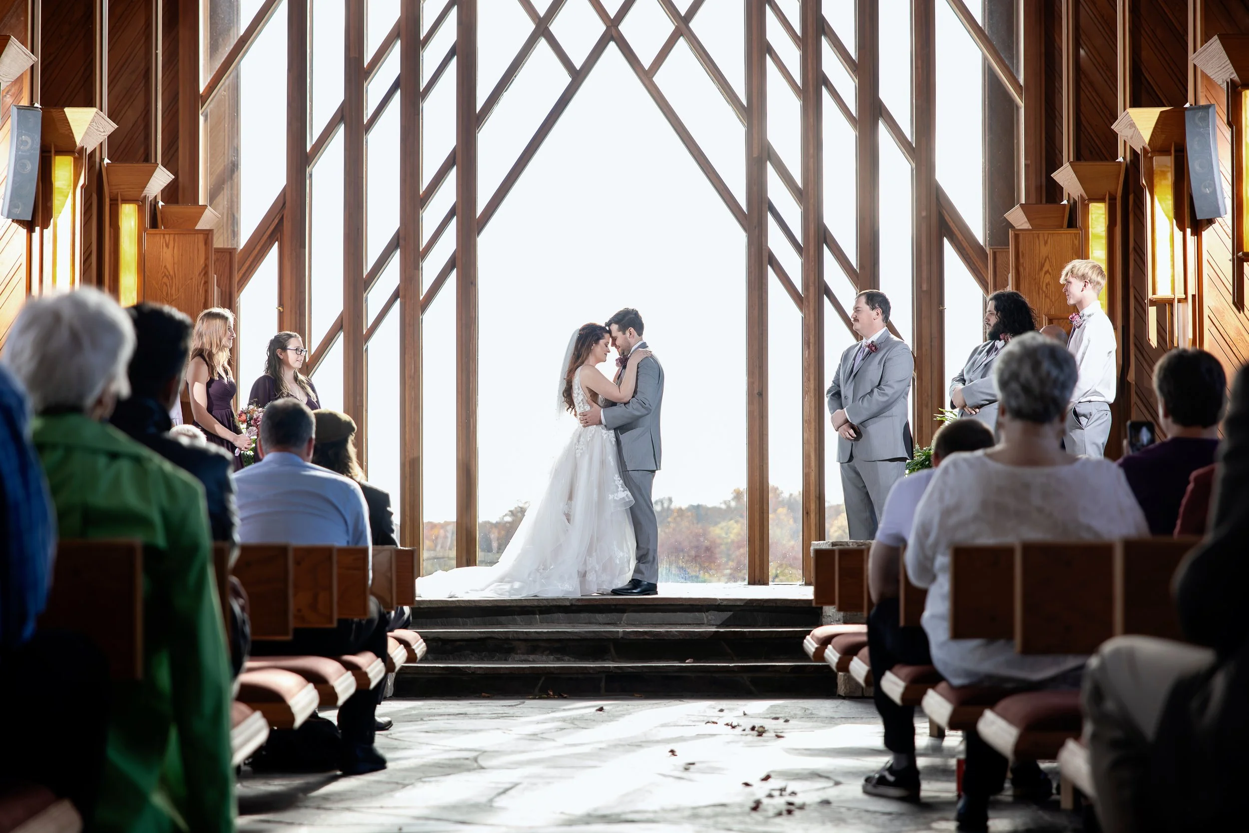 Kansas City Wedding, Powell Gardens, Marjorie Powell Allen Chapel