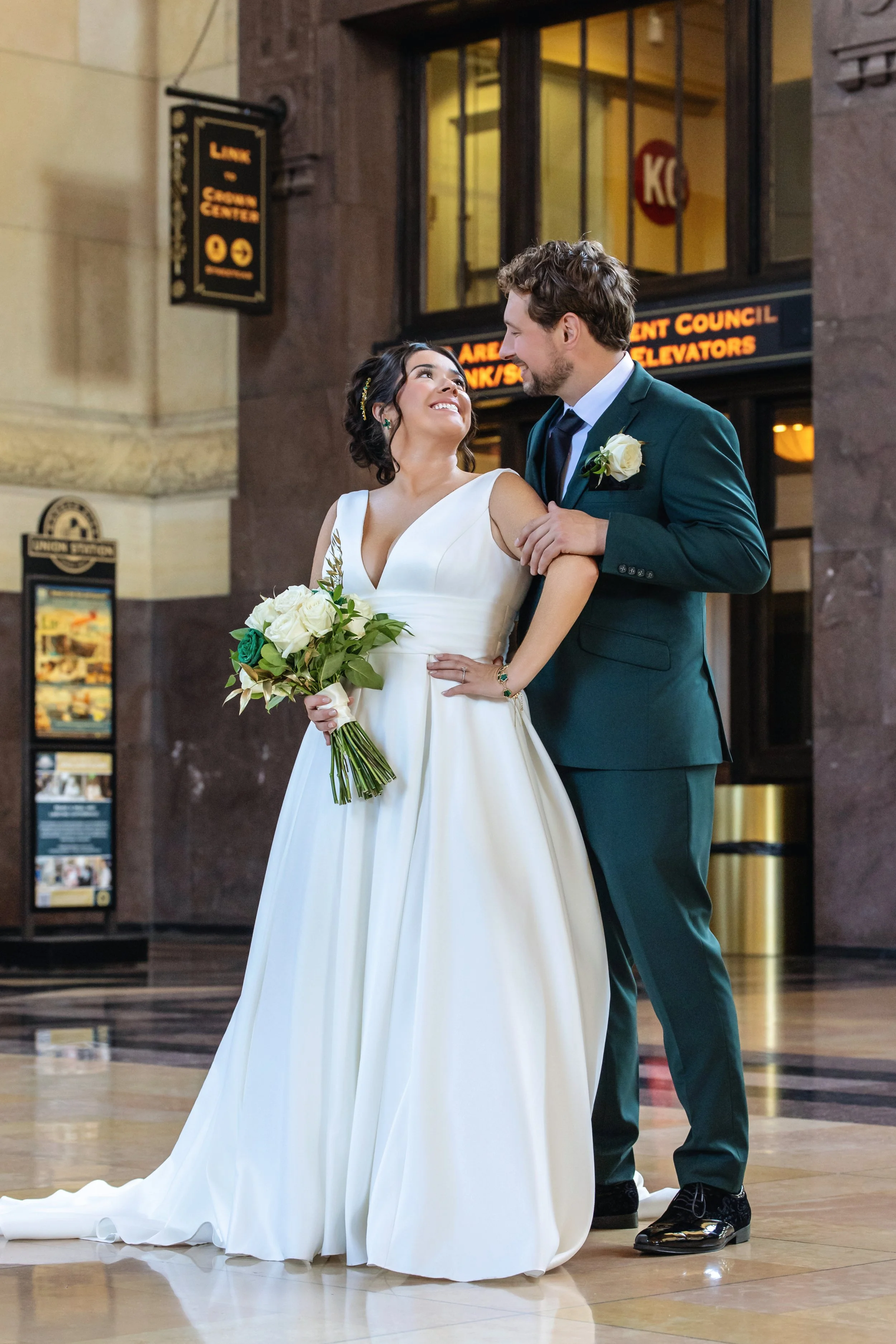 Kansas City Wedding Photography, Union Station Kansas City