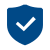 A blue shield icon.