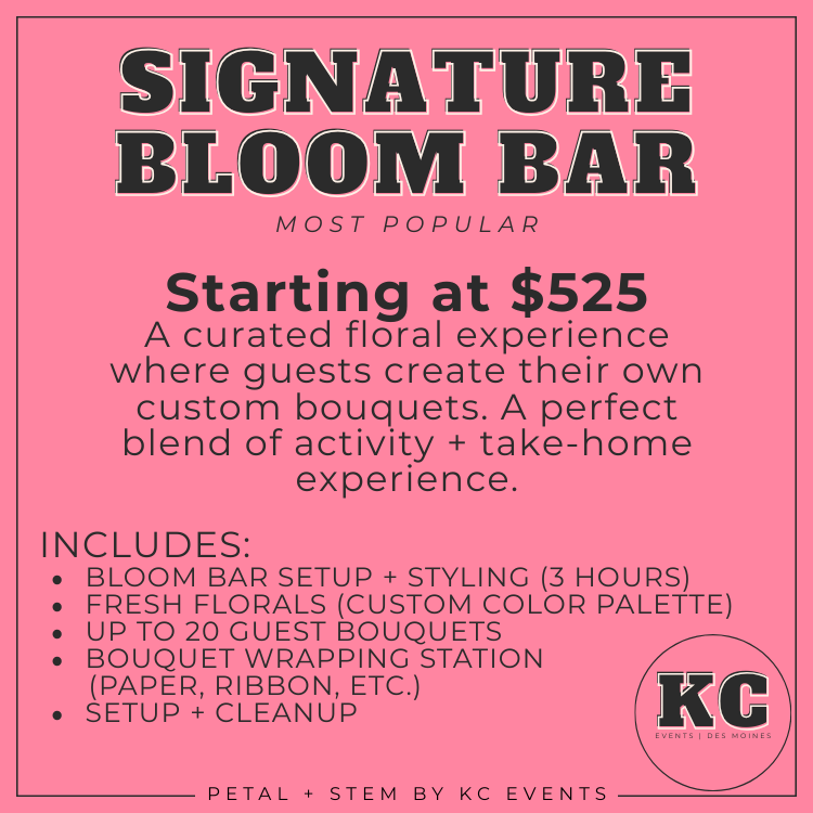 Signature Bloom Bar