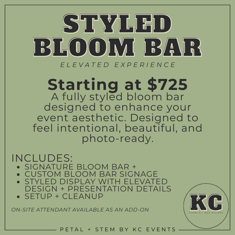 Styled Bloom Bar