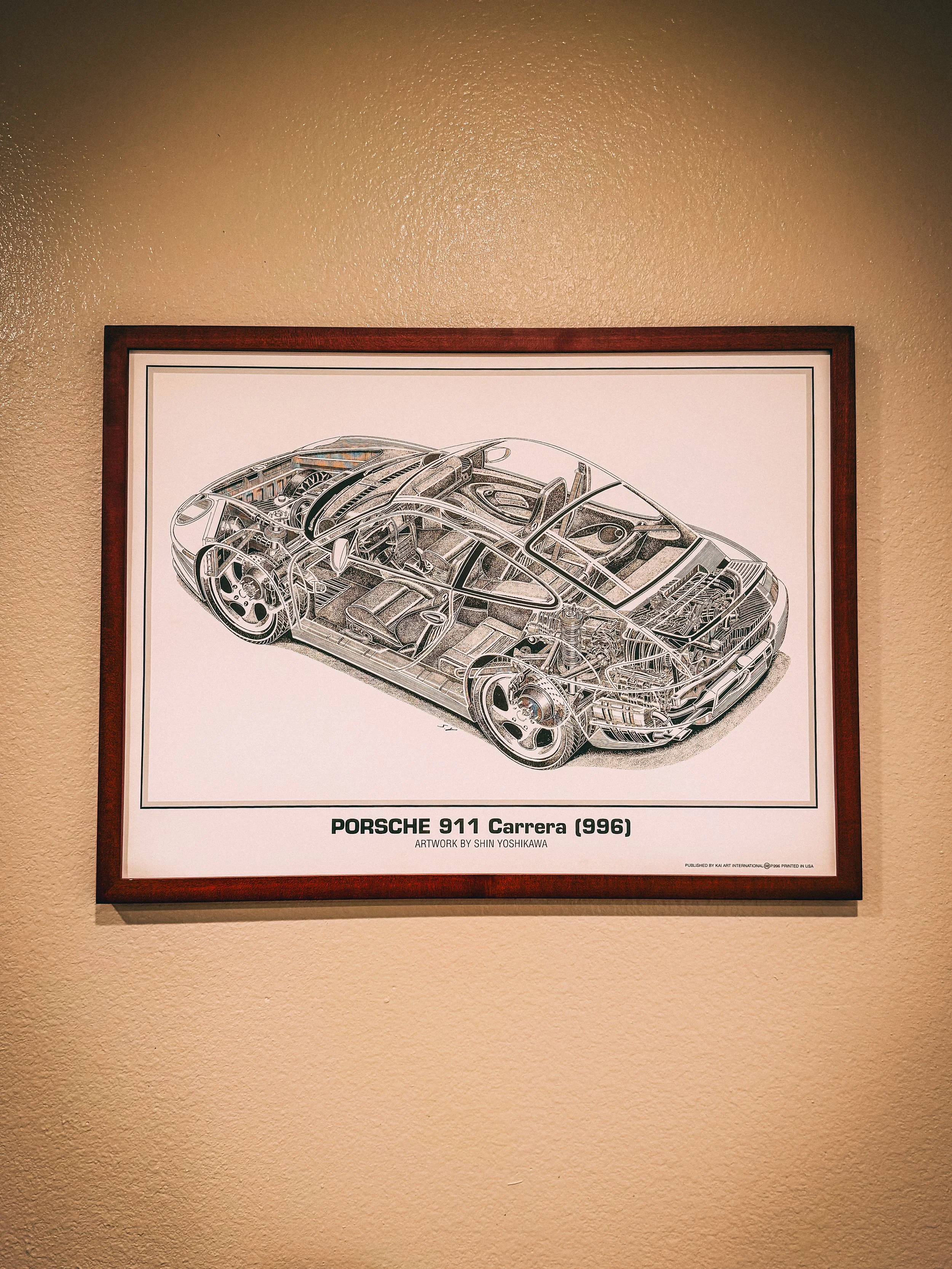 Porsche 911 Carrera [996] Shin Yoshikawa  poster 18X24