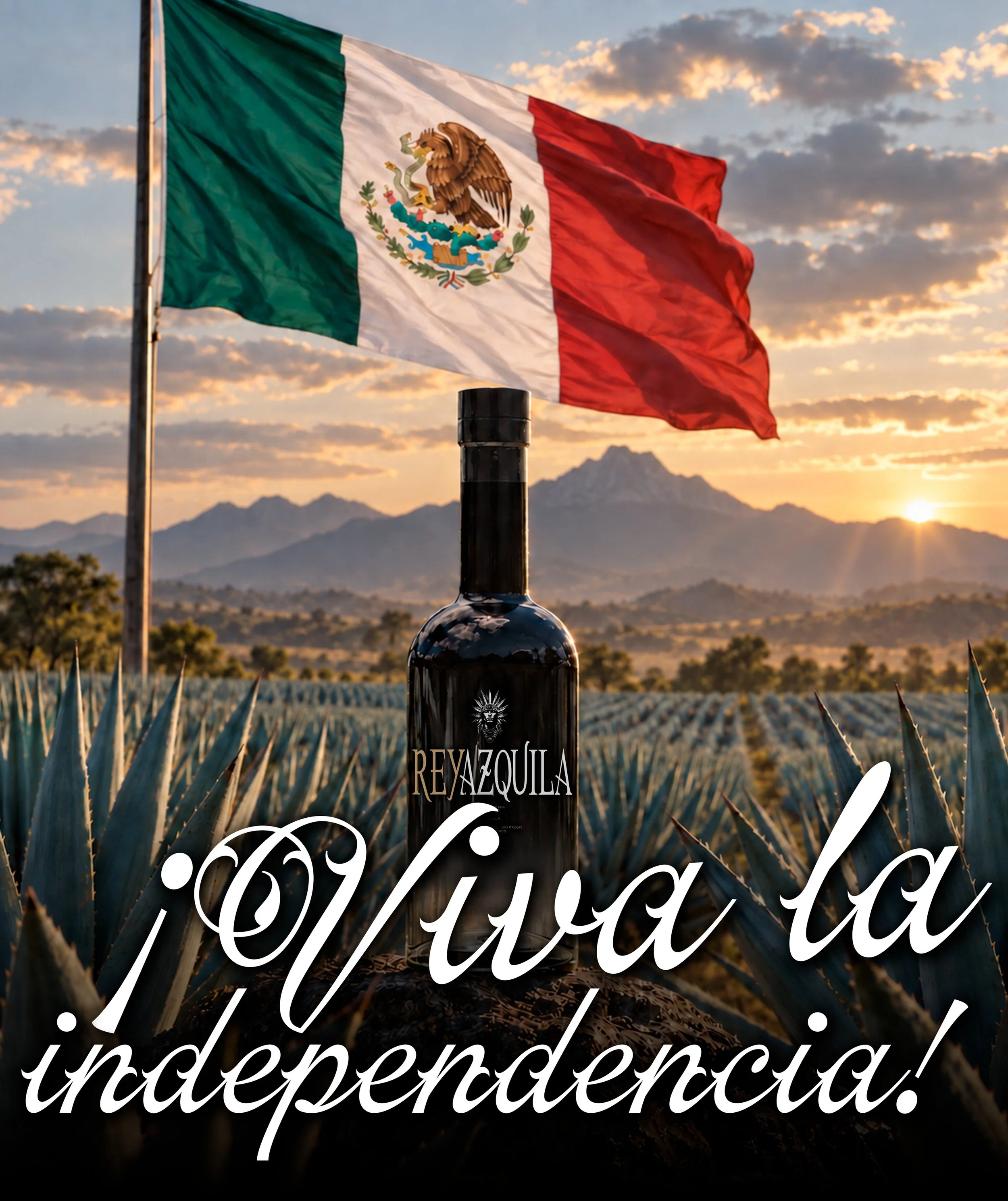 Nacido de nuestras ra&iacute;ces. Hecho para dejar huella. 🇲🇽

&iexcl;Viva M&eacute;xico! &iexcl;Viva Rey Azquila! 🥃

#reyazquila #tequila #mexicnaindependenceday #vivalaindependencia #mexico