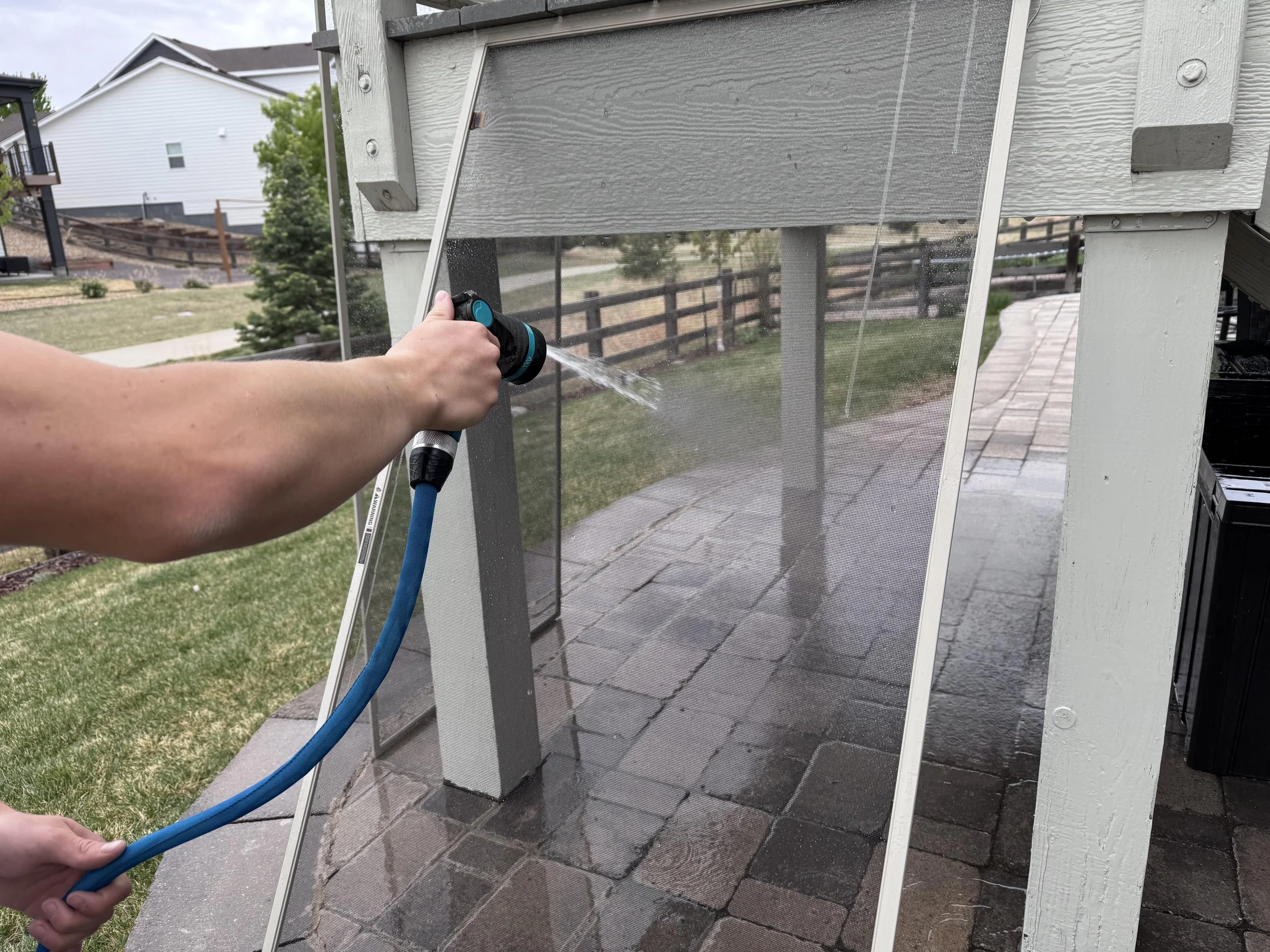 Screen and Track Cleaning