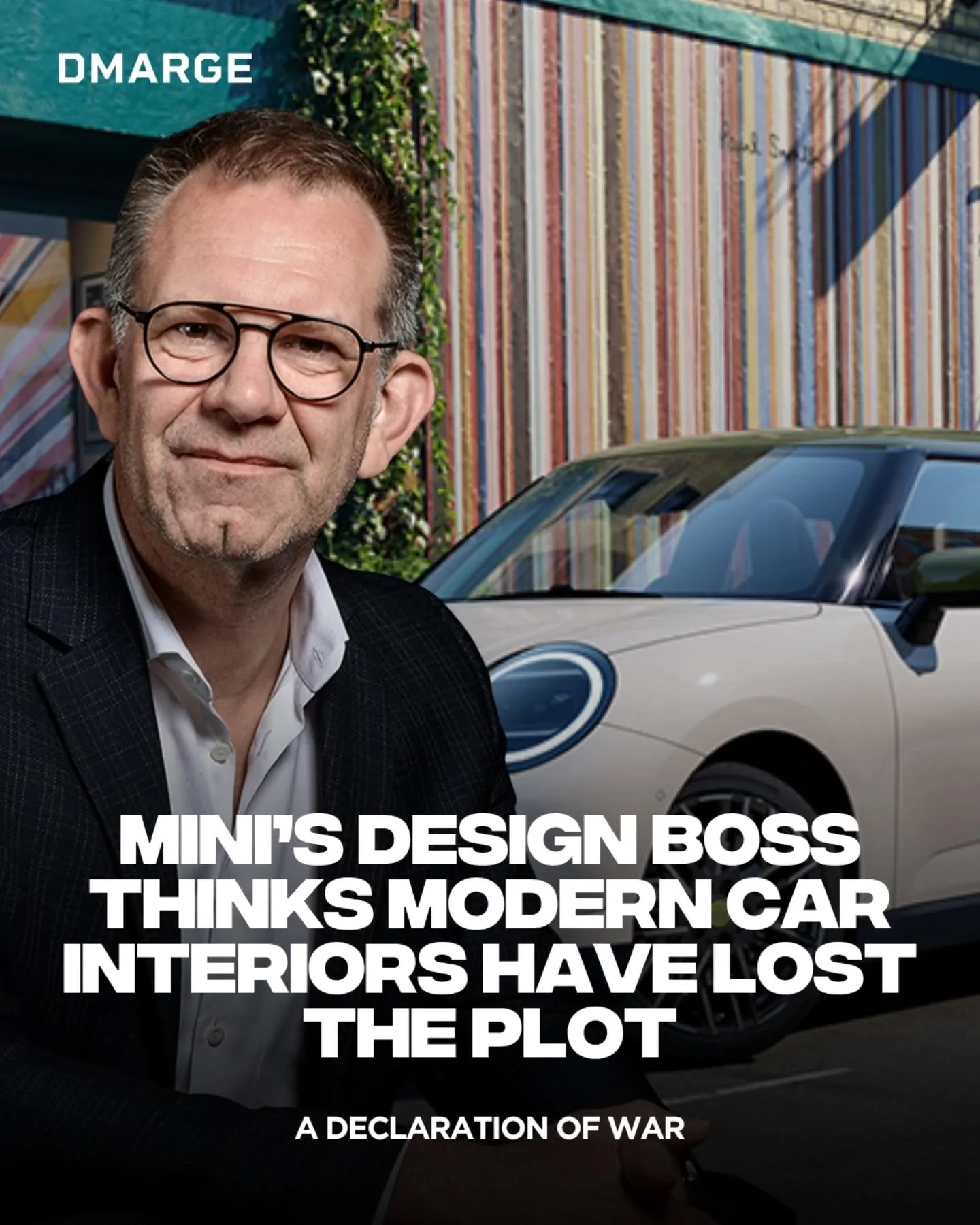 &ldquo;Flush door handles are like kitchens without handles.&rdquo;

That&rsquo;s the take from MINI&rsquo;s new design boss Holger Hampf, who&rsquo;s officially had enough of modern car design trying too hard to look futuristic.

No giant screens. N