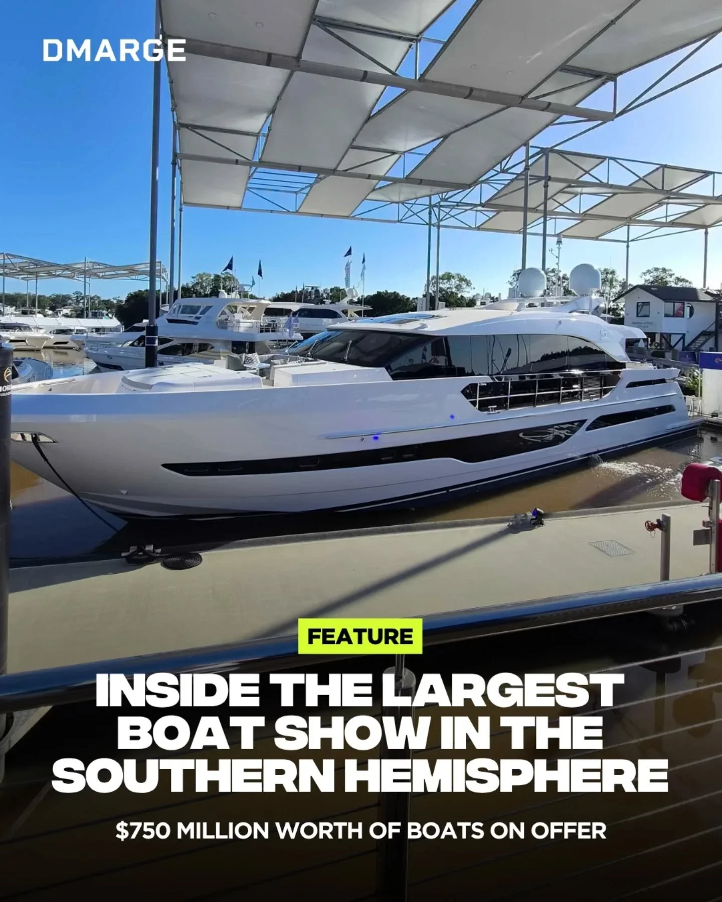 We were invited by major sponsor @gmspecialtyvehicles to experience the @sanctuarycoveboatshow and honestly, this thing feels less like a boat show and more like Australia&rsquo;s ultimate wealth flex.

Superyachts worth more than entire apartment bl