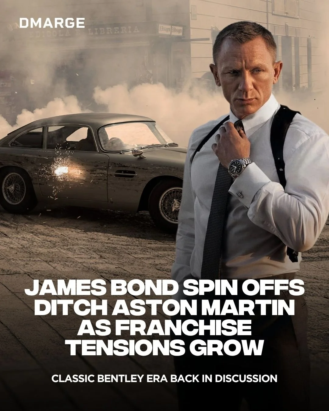 The world of James Bond has hit another strange turn.

Reports claim Bond spin-off books are avoiding one of 007&rsquo;s biggest trademarks, the Aston Martin. The car has long been tied to Bond on screen. But newer stories are reportedly steering cle