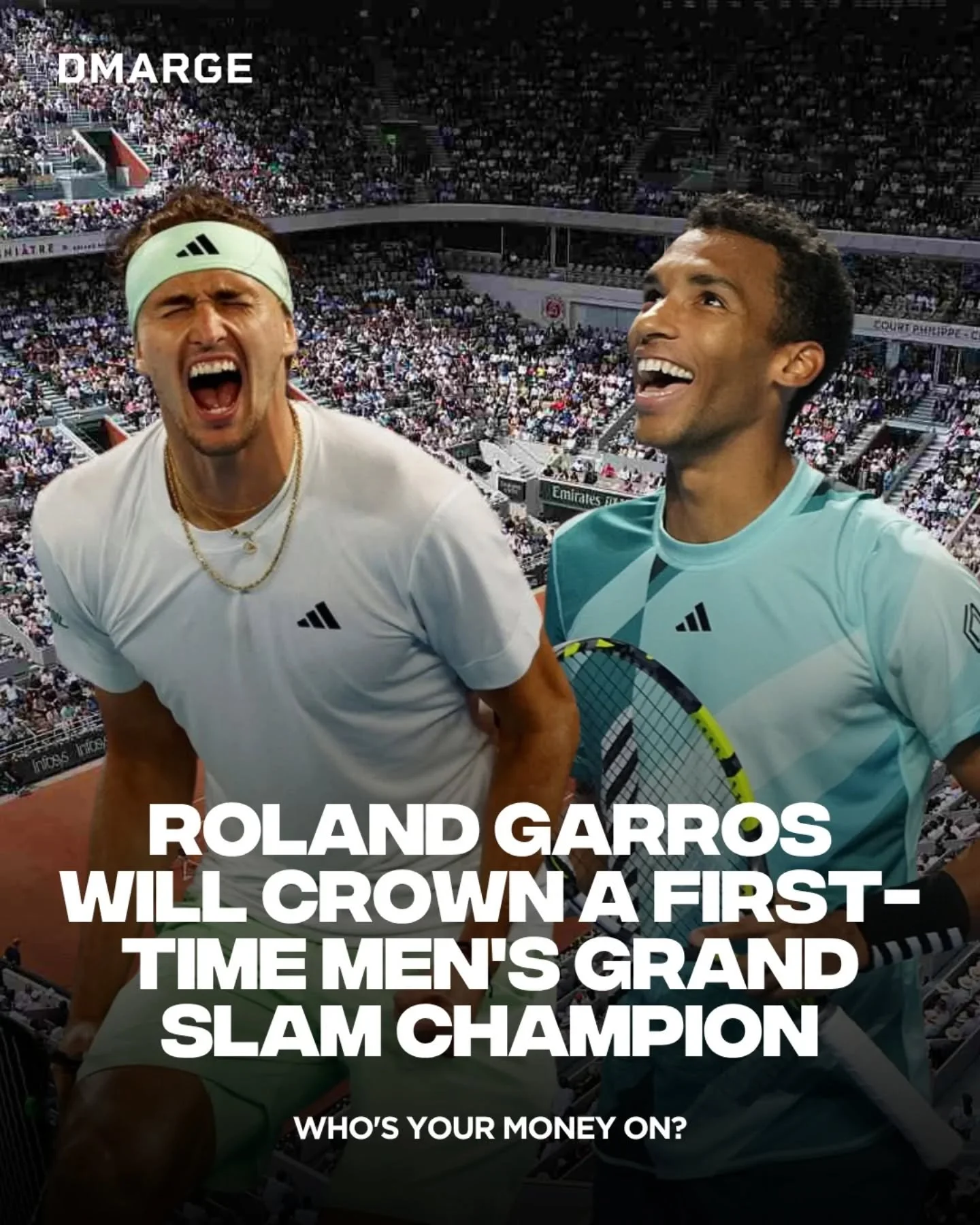 The throne's empty at Roland Garros and nobody saw it coming.

Sinner greened out in the second round. Alcaraz never even made the flight thanks to a crook wrist. And on Friday a 19-year-old kid from Rio named Jo&atilde;o Fonseca sent Djokovic packin