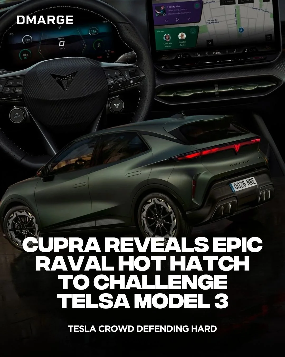 Cupra is preparing a new electric hot hatch called the Raval.

It is expected to deliver up to 300kW of power. The model is designed to bring performance-focused driving into a compact EV package.

The Raval is part of Cupra&rsquo;s push deeper into 