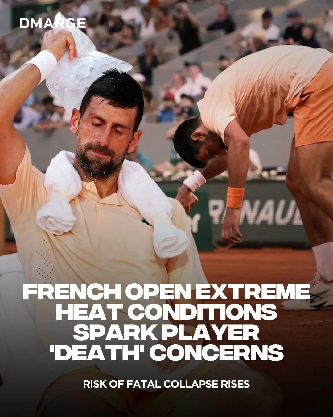 Concerns over player welfare have intensified at the French Open as extreme heat conditions continue to affect matches.

Temperatures have pushed athletes to their limits, with calls growing for stronger safeguards during major tournaments. Some play