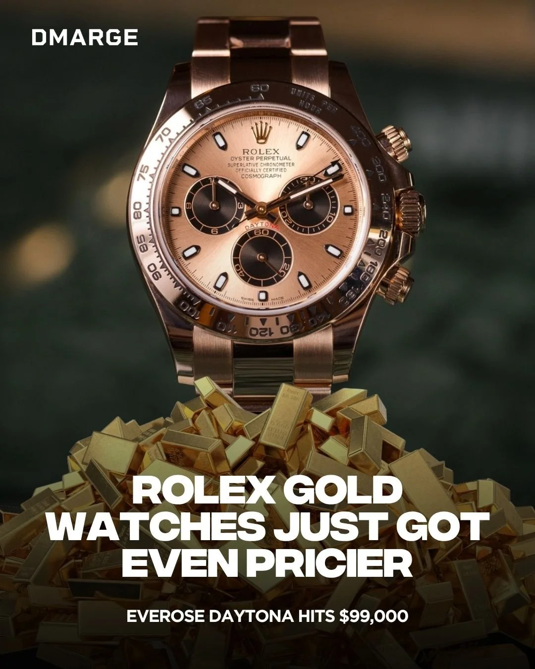 Rolex has increased prices on its gold watches by around 5%.

The adjustment applies across key models, reflecting rising material costs and ongoing demand in the luxury watch market. Gold remains one of the brand&rsquo;s most important materials, an