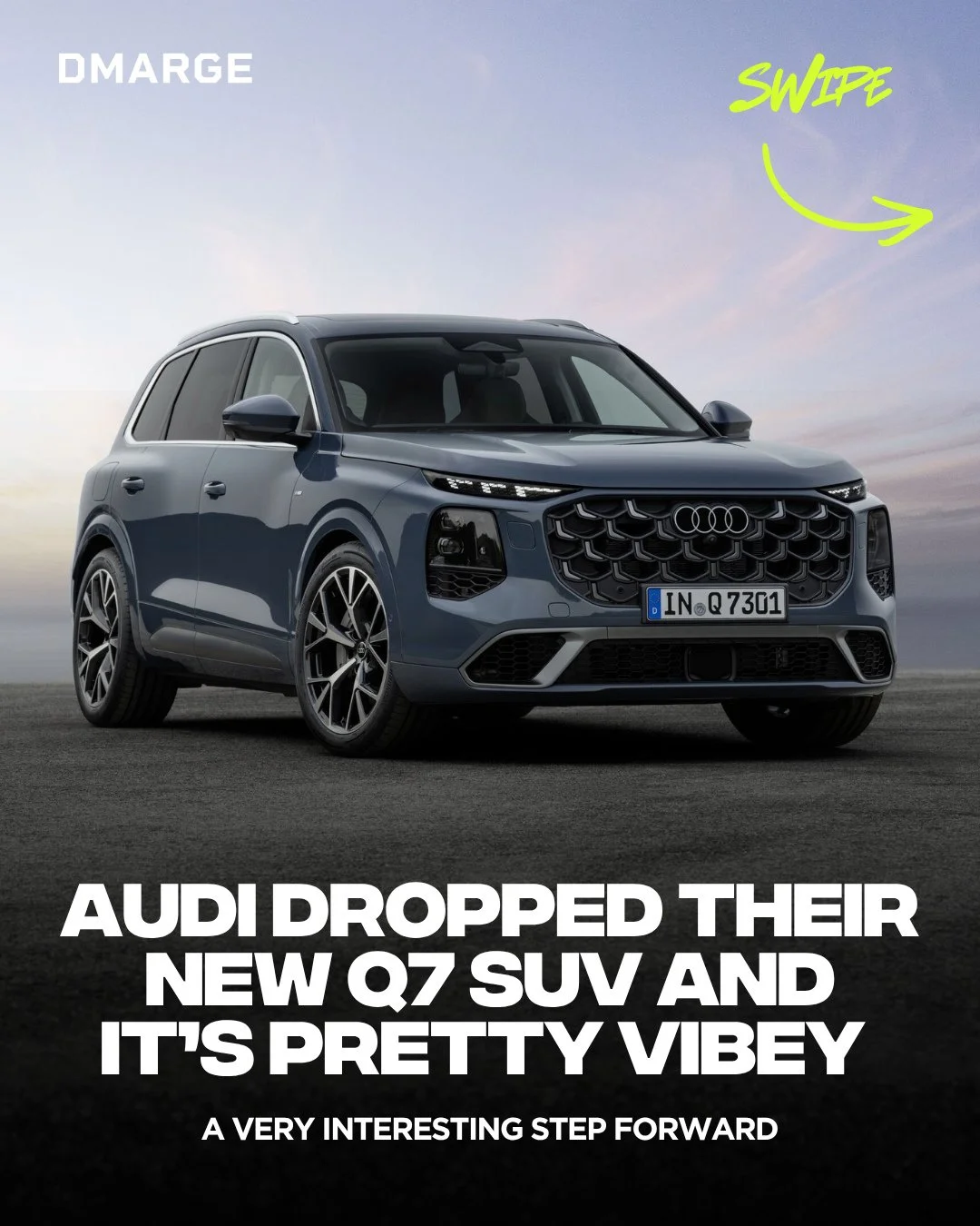 The Audi Q7 has been around for more than 20 years, but this is arguably the biggest rethink we've seen yet.⁠
⁠
The third-generation luxury SUV arrives with seating for up to seven, a completely new interior, next-generation lighting technology and a