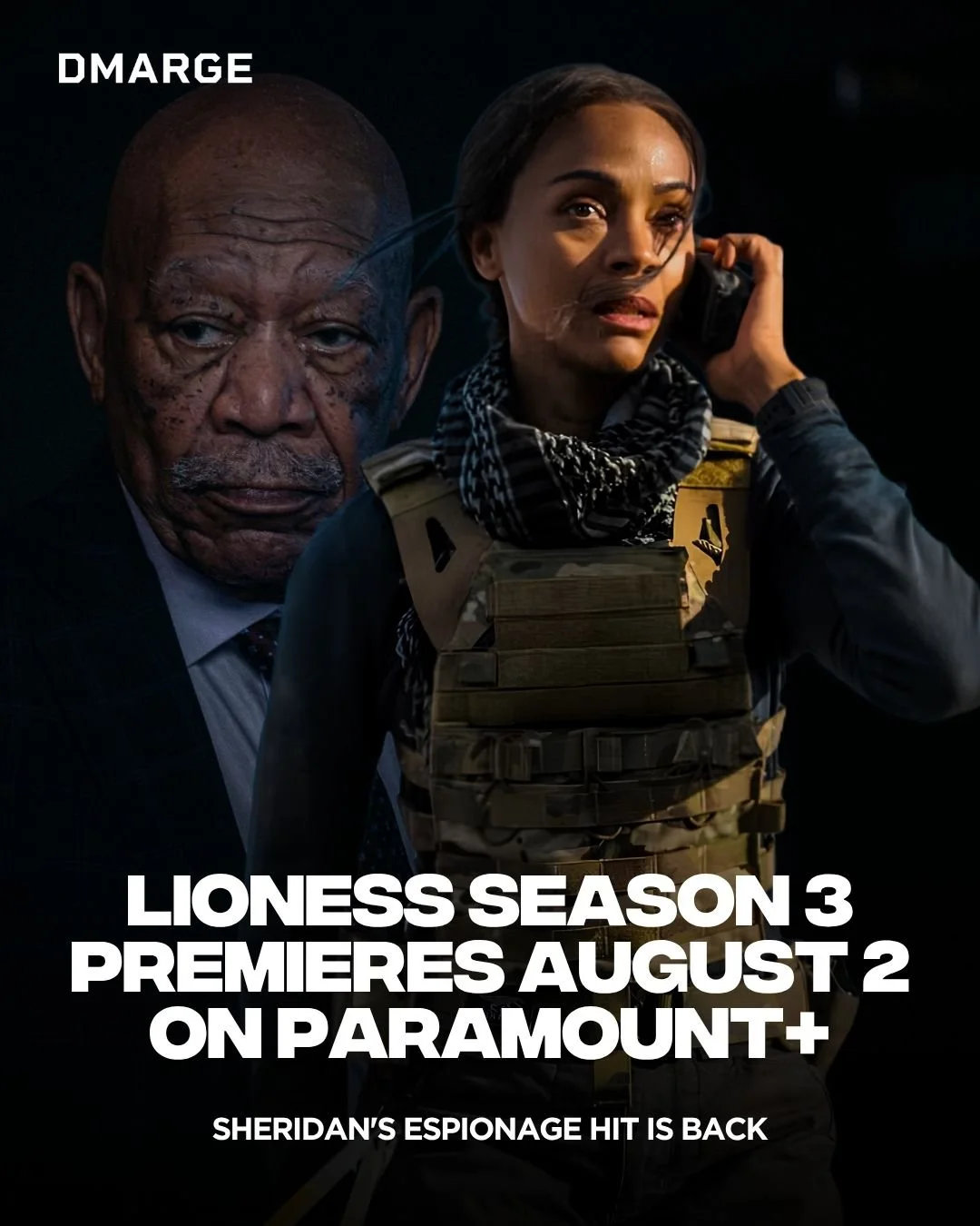 Taylor Sheridan&rsquo;s hit espionage drama Lioness is officially returning, with Paramount+ confirming a Season 3 premiere date of 2 August.

Zoe Salda&ntilde;a, Nicole Kidman and Morgan Freeman are all set to return as the series heads into its mos