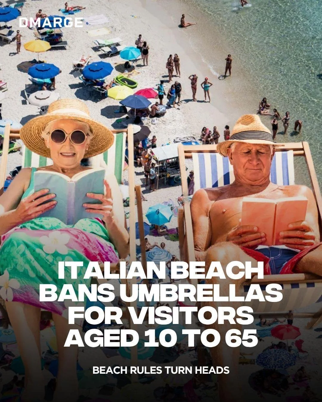 A beach in Sardinia has sparked outrage after introducing one of Europe&rsquo;s most unusual summer rules.

At Punta Molentis, beach umbrellas are now banned for anyone aged between 10 and 65. Only young children and people over 65 can bring shade on