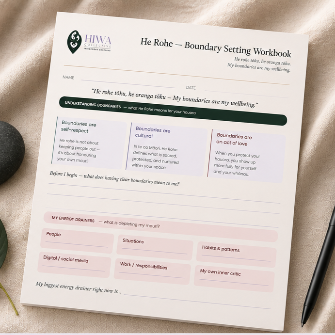 He Rohe — Boundary Setting Workbook