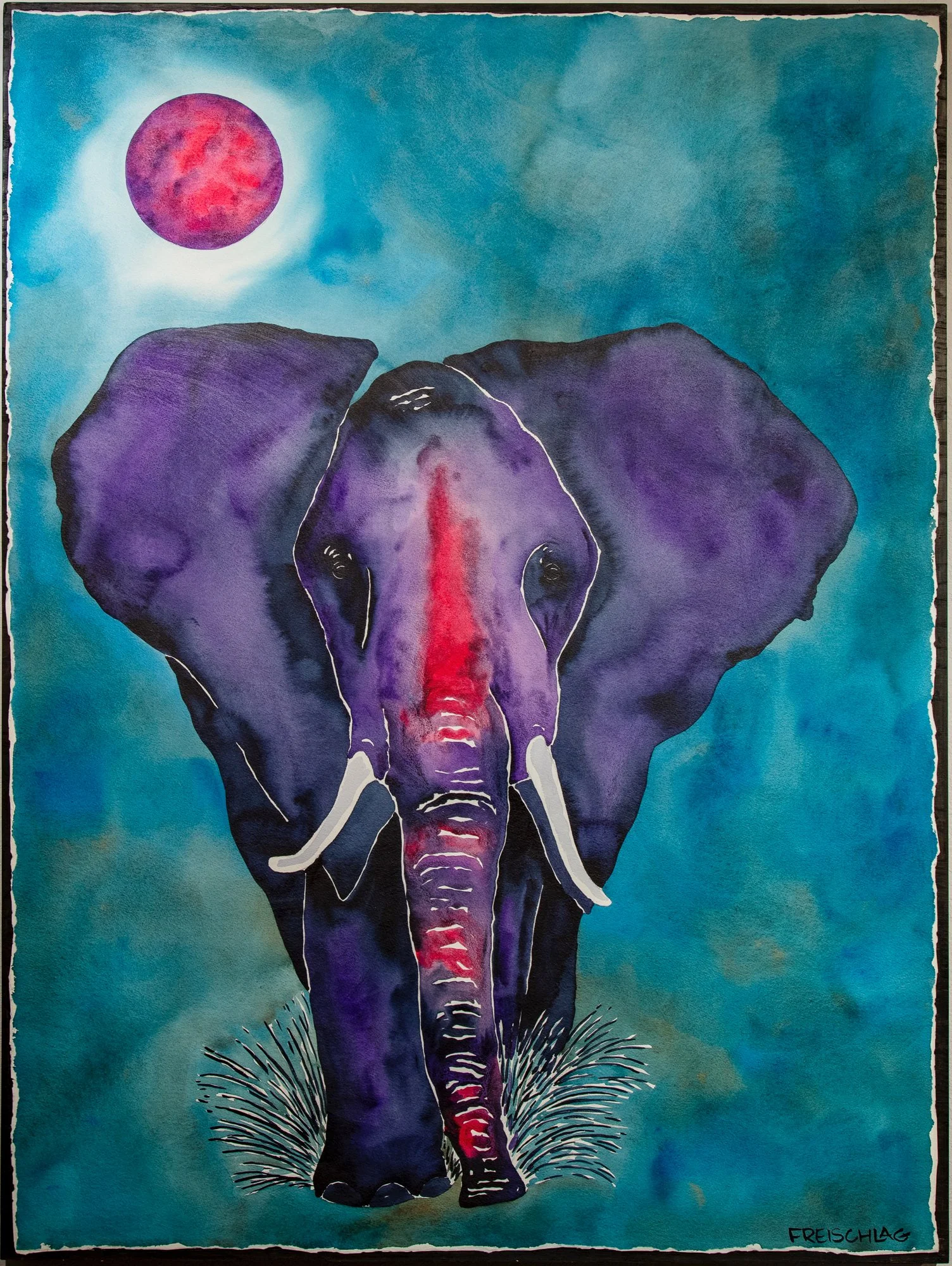 Power Under a Purple Moon 48x60