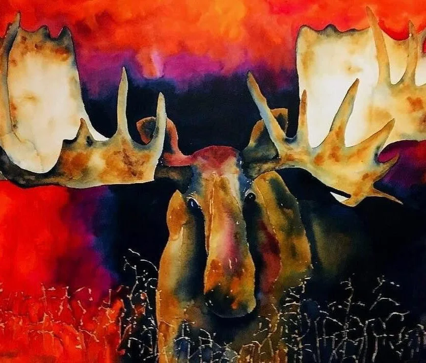 Moose of Color 36x48