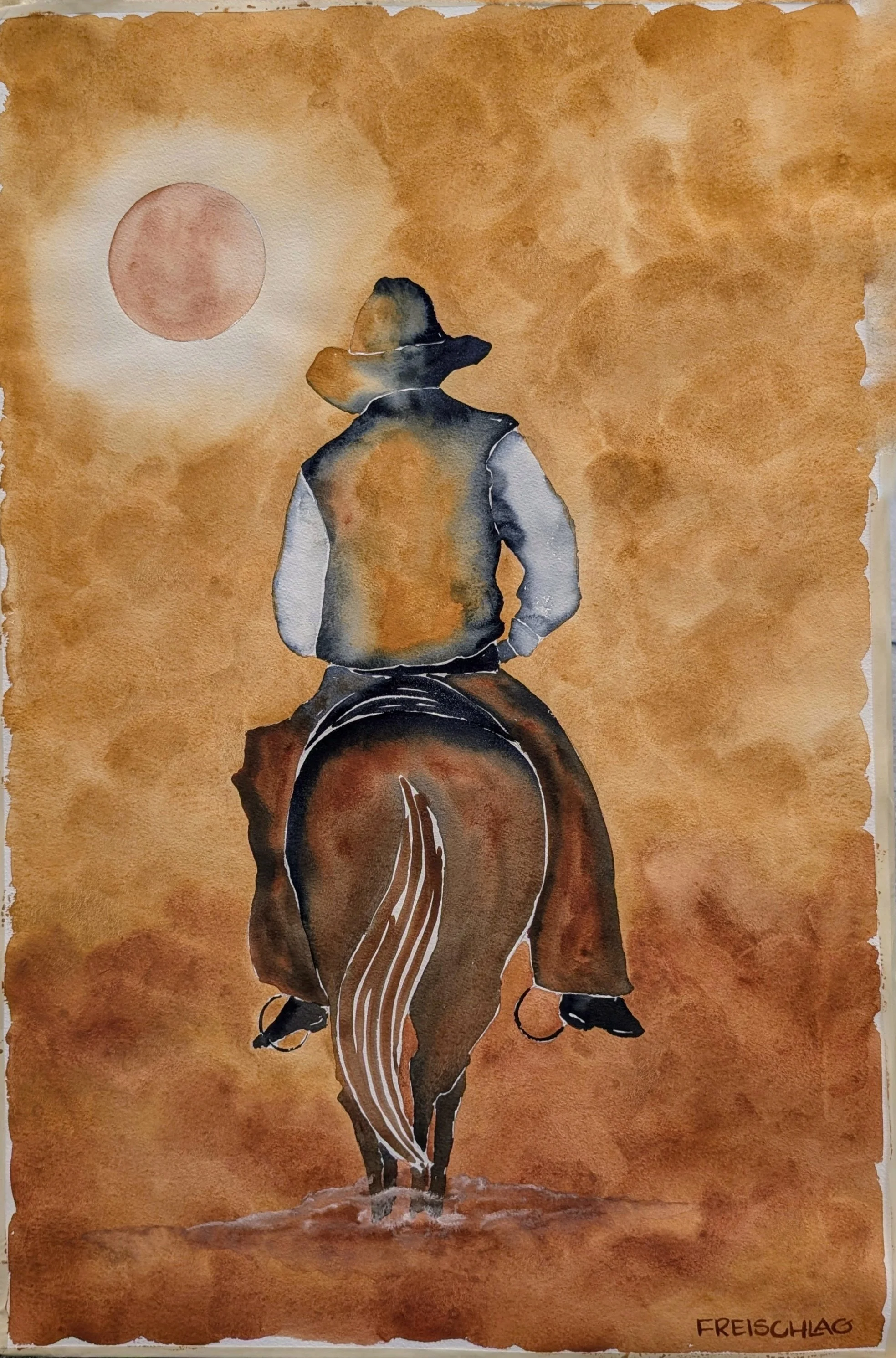 Under a Sienna Moon  36x24