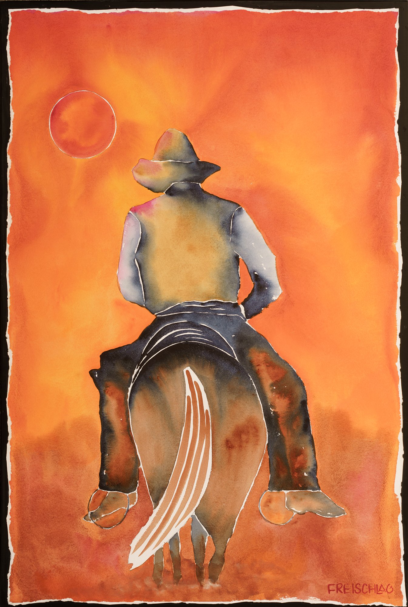 A Sergio Sunset 36x24